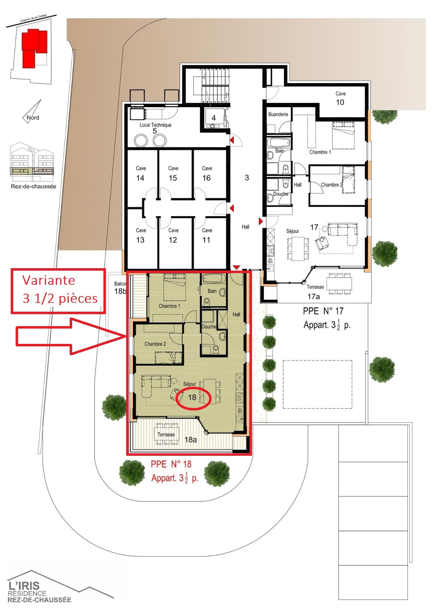 Variante 3.5 pièces