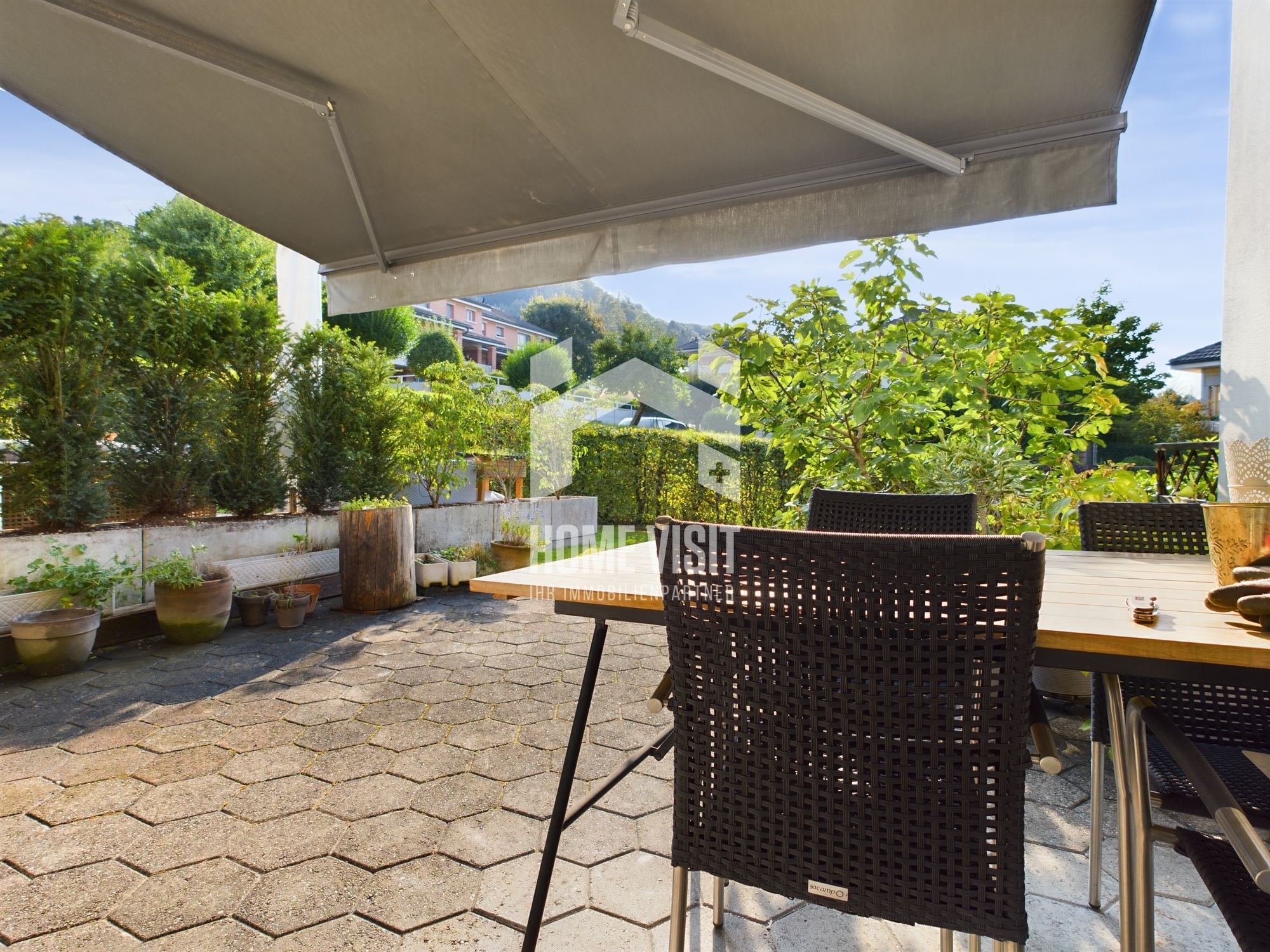 Garten mit Sitzplatz Garten mit Sitzplatz