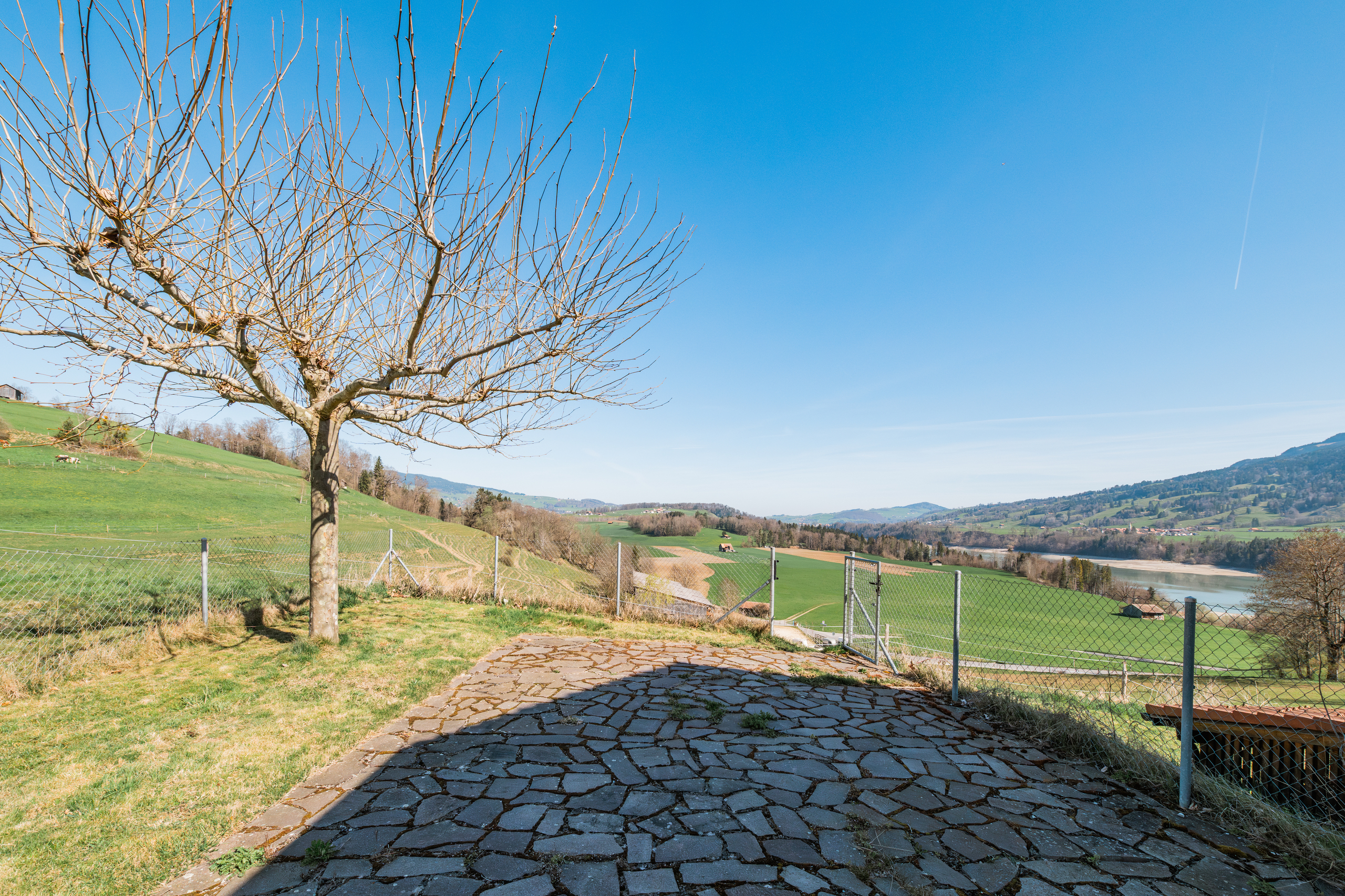 Terrasse vue lac