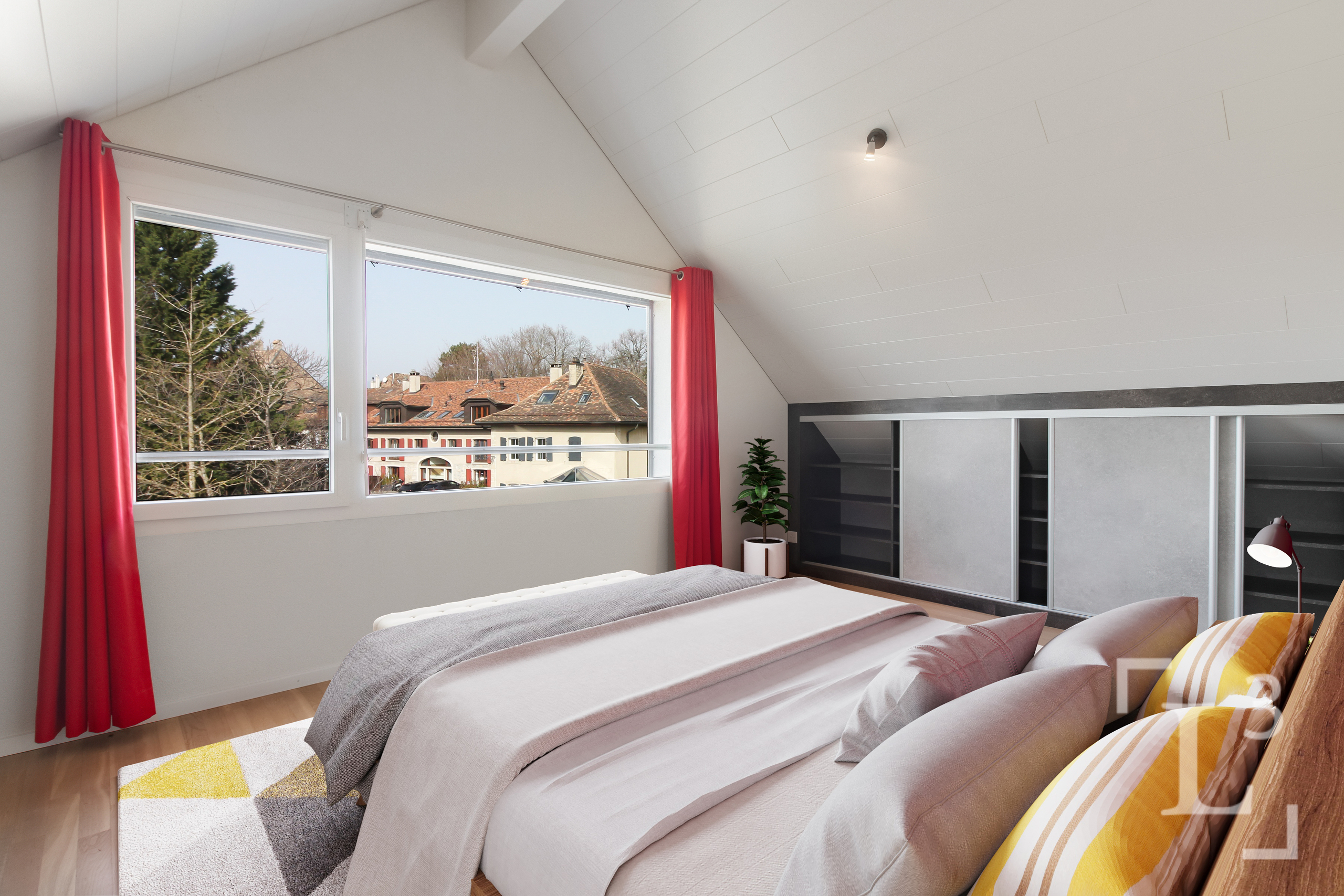 Home staging (meubles uniquement!) : Suite parentale (Étage)