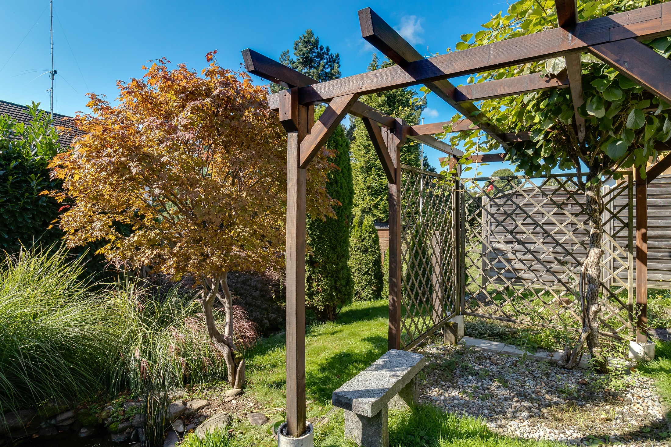 Garten auf der Südseite Garten auf der Südseite