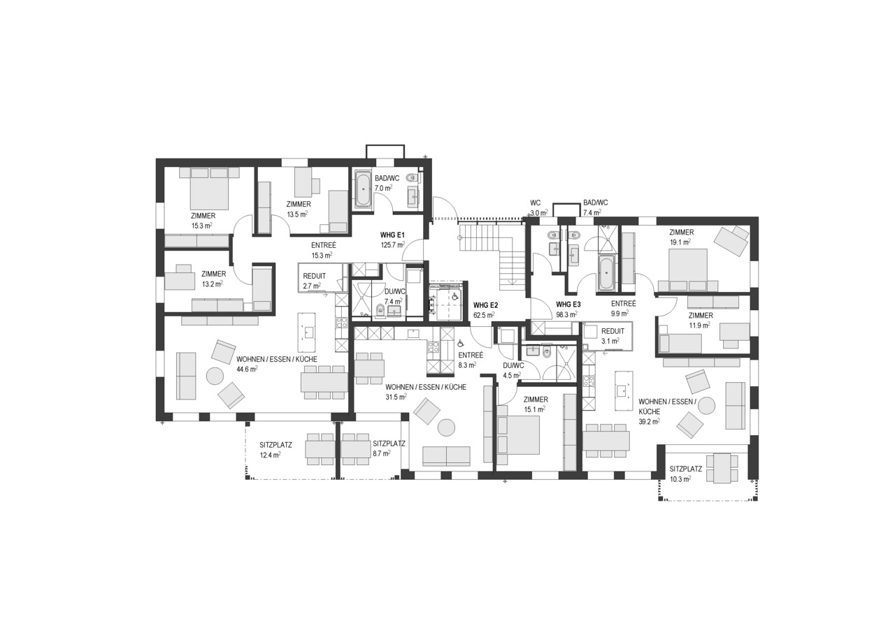 Wohnung E2 Wohnung E2