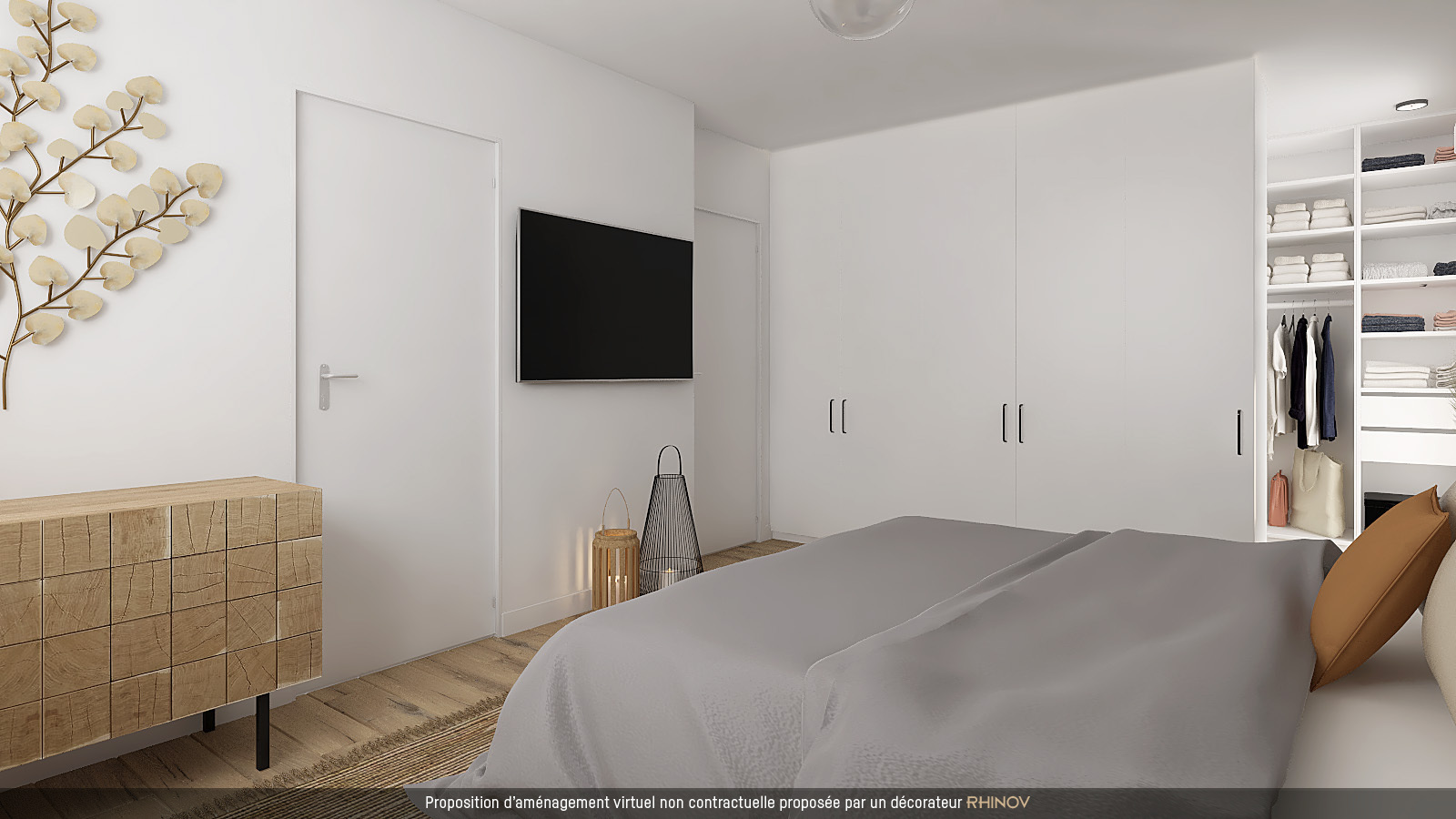 Chambre parentale - proposition d'aménagement Chambre parentale - proposition d'aménagement