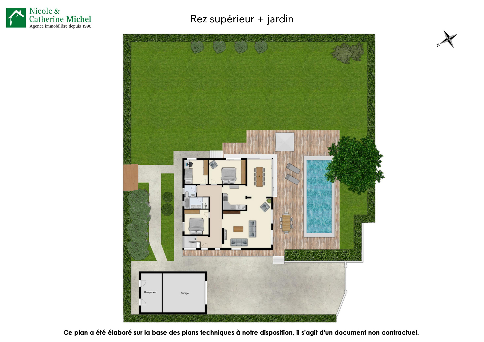Plan rez et jardin Plan rez et jardin