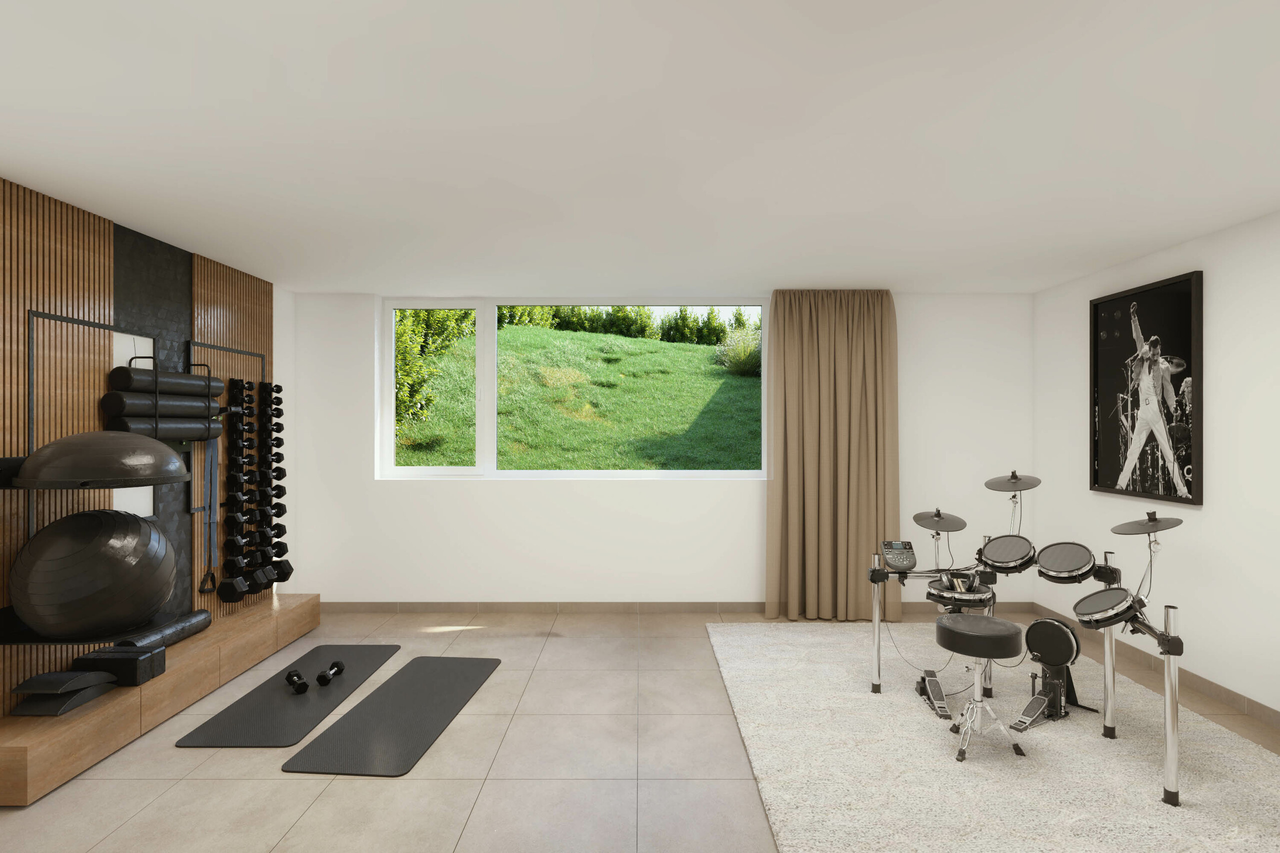 Villa type B - rez inférieur