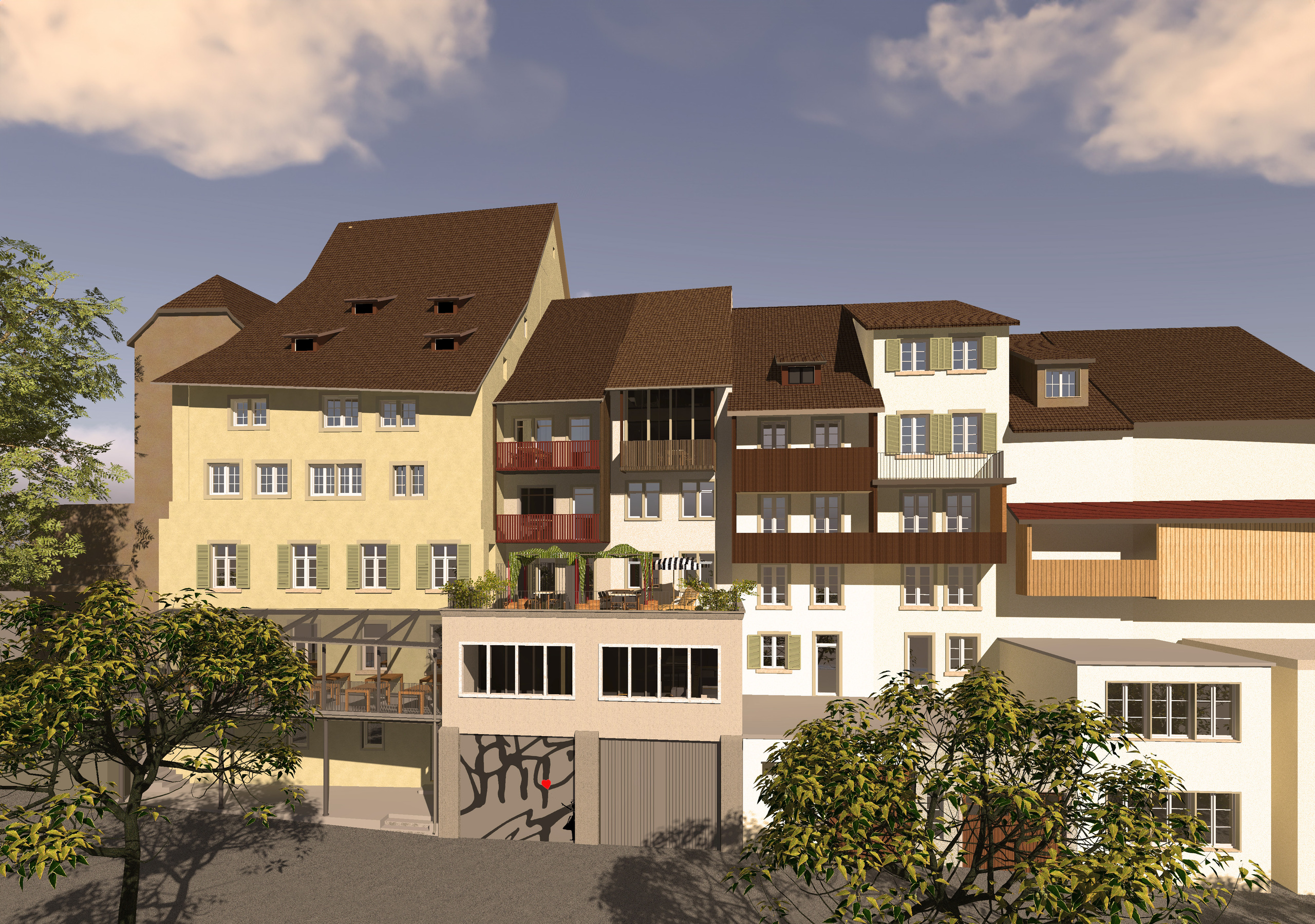 Ansicht aus Süden