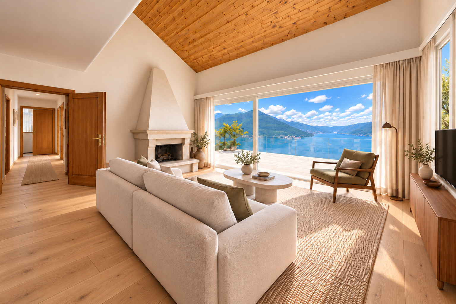 Rendering Wohnzimmer Rendering Wohnzimmer