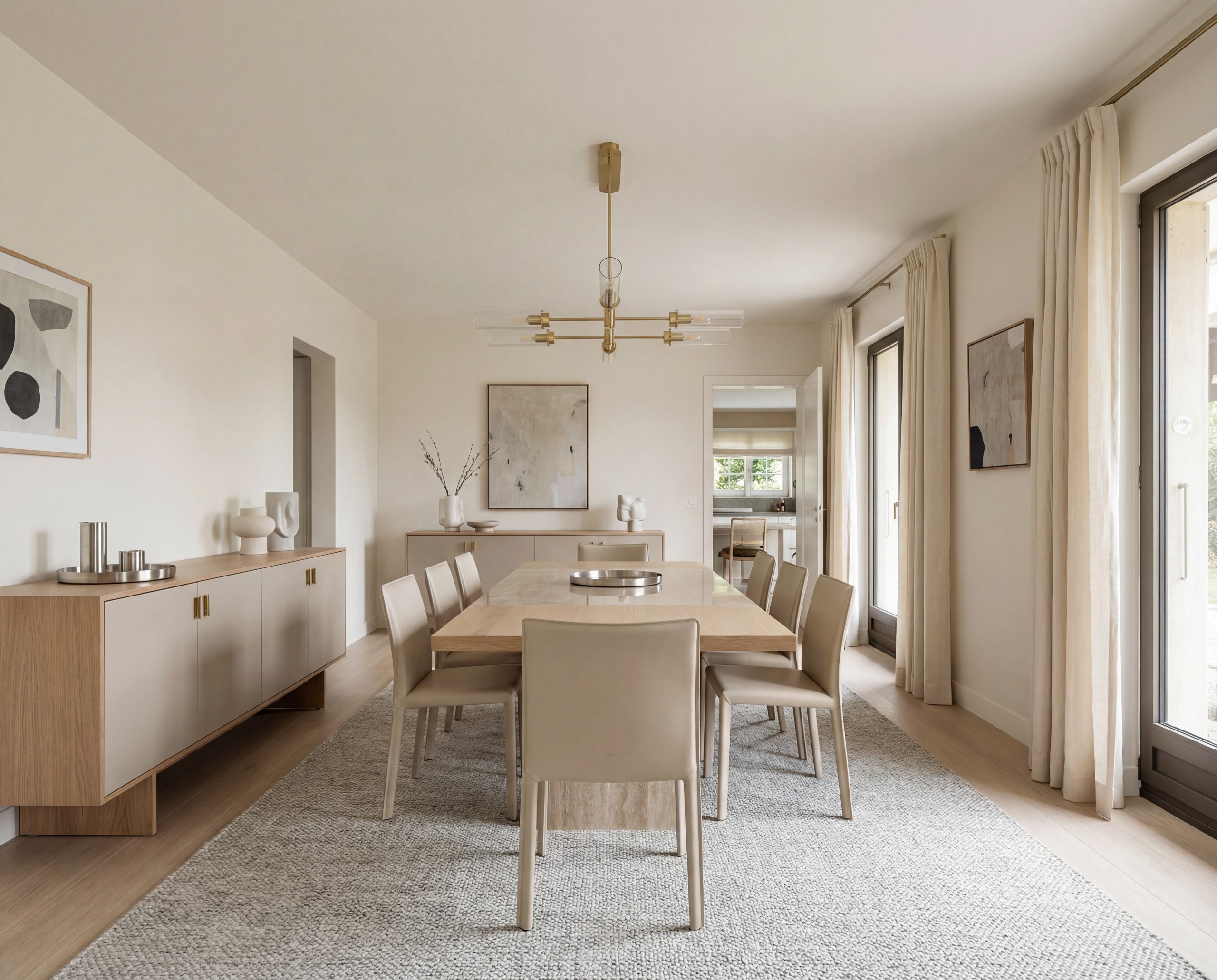 Salle à manger après home staging