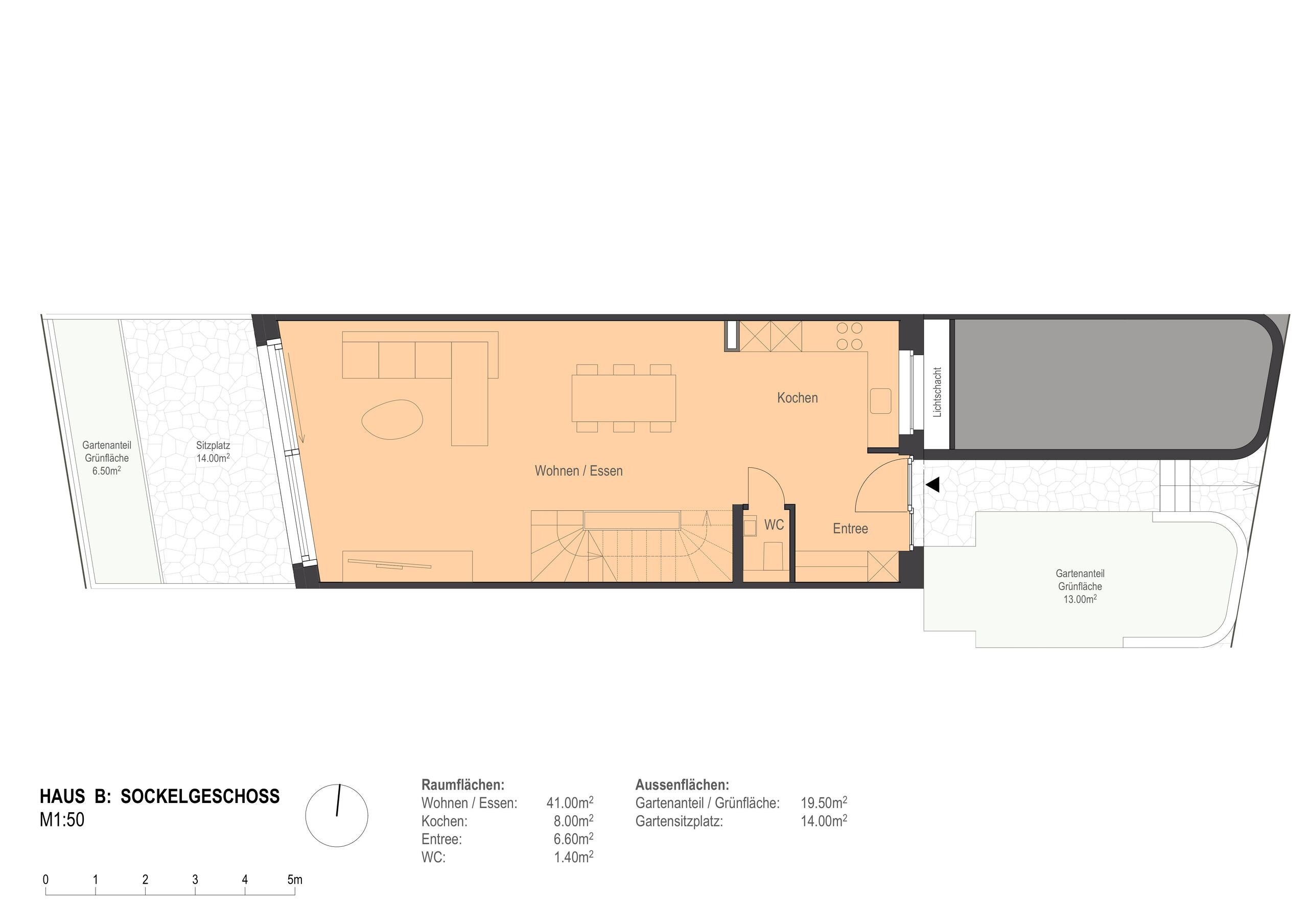 Haus B Sockelgeschoss Haus B Sockelgeschoss