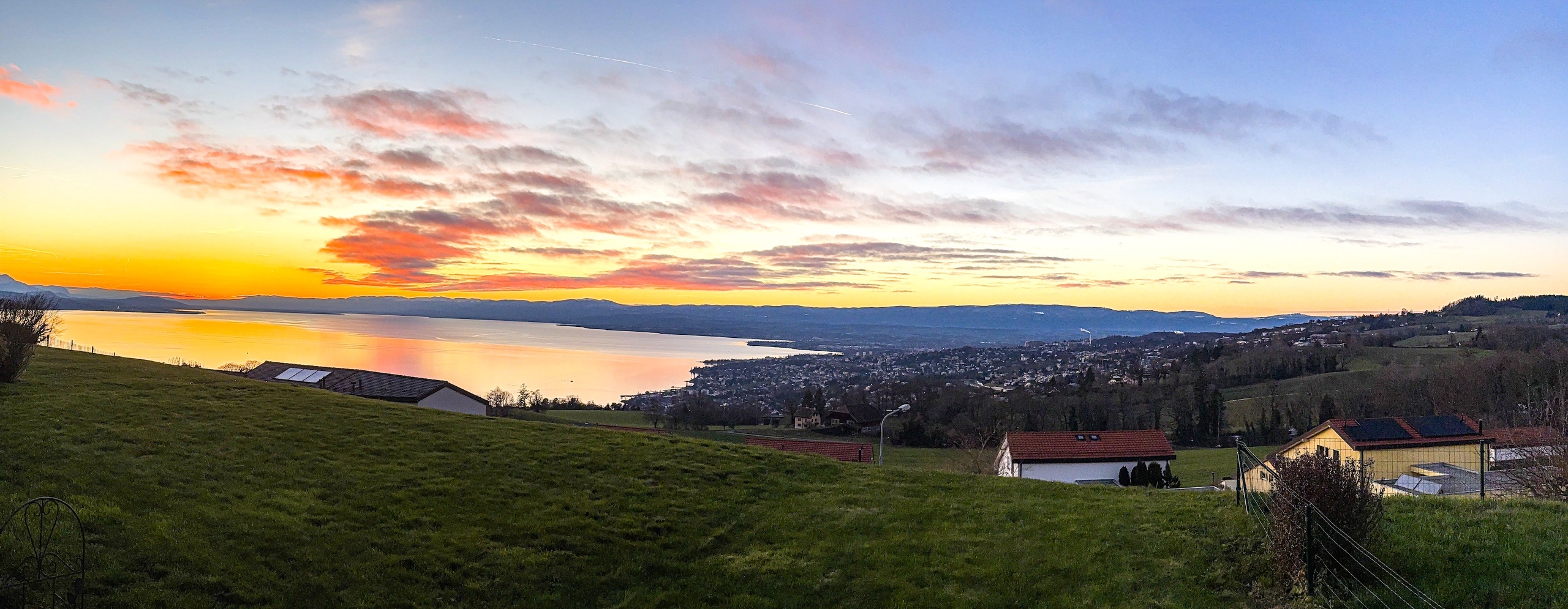 Vue panoramique depuis le jardin Vue panoramique depuis le jardin
