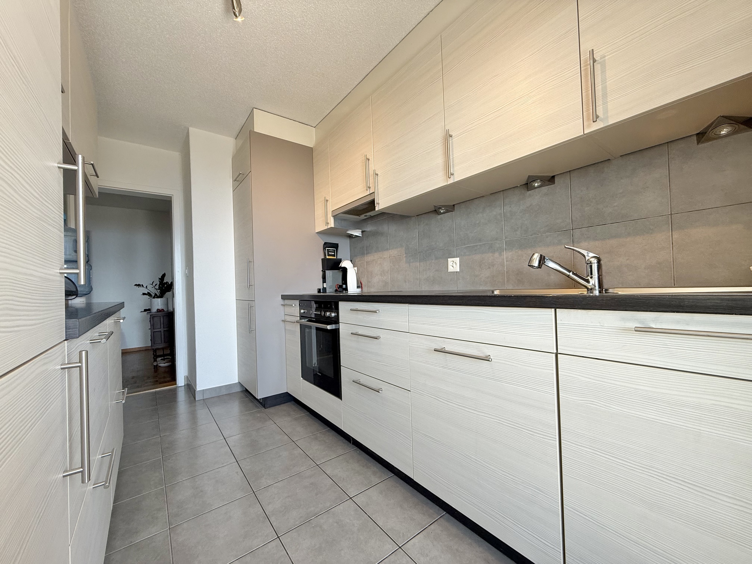 Cuisine, accès balcon