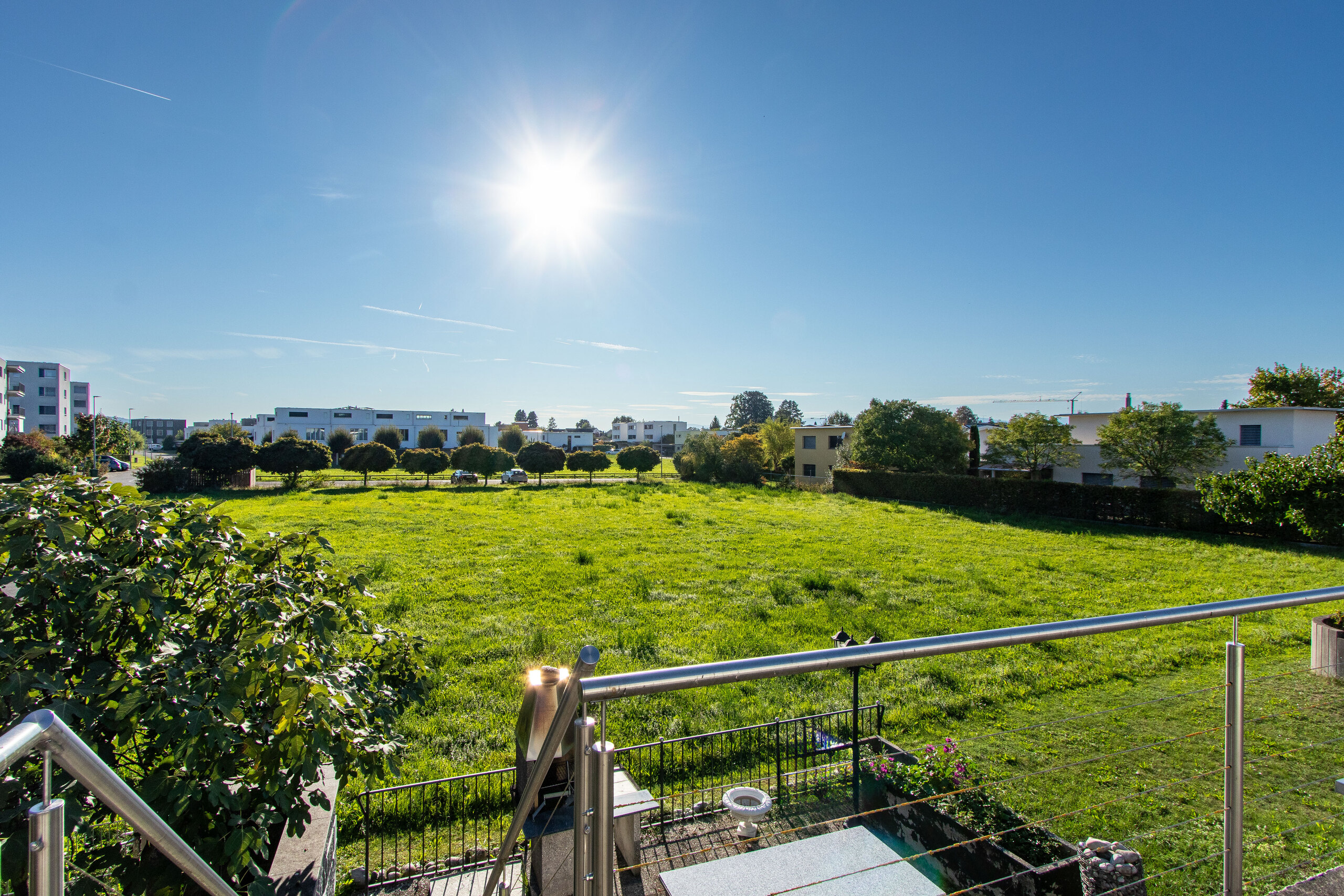 Vue depuis la terrasse supérieure