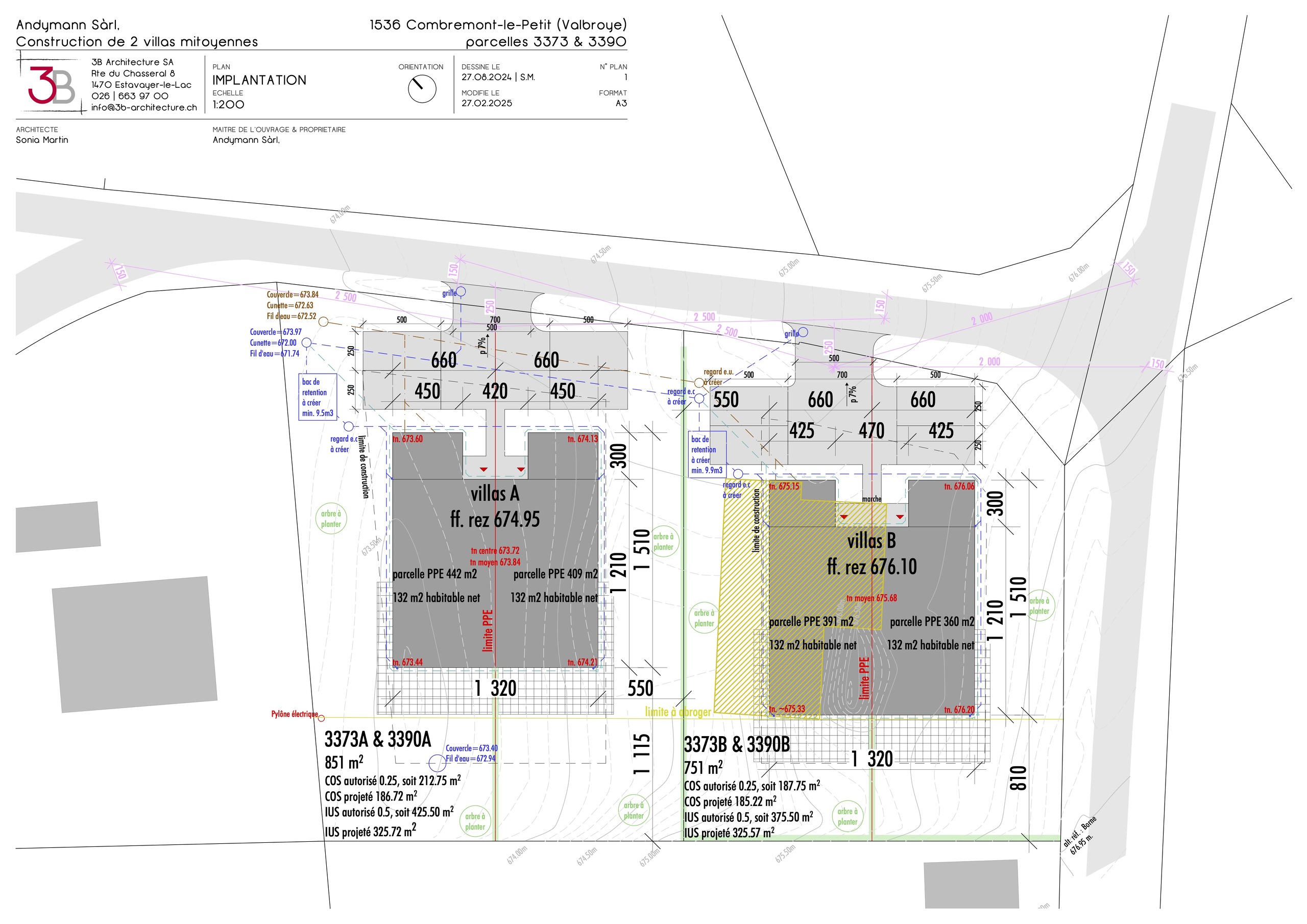 Plan d'implantation Plan d'implantation