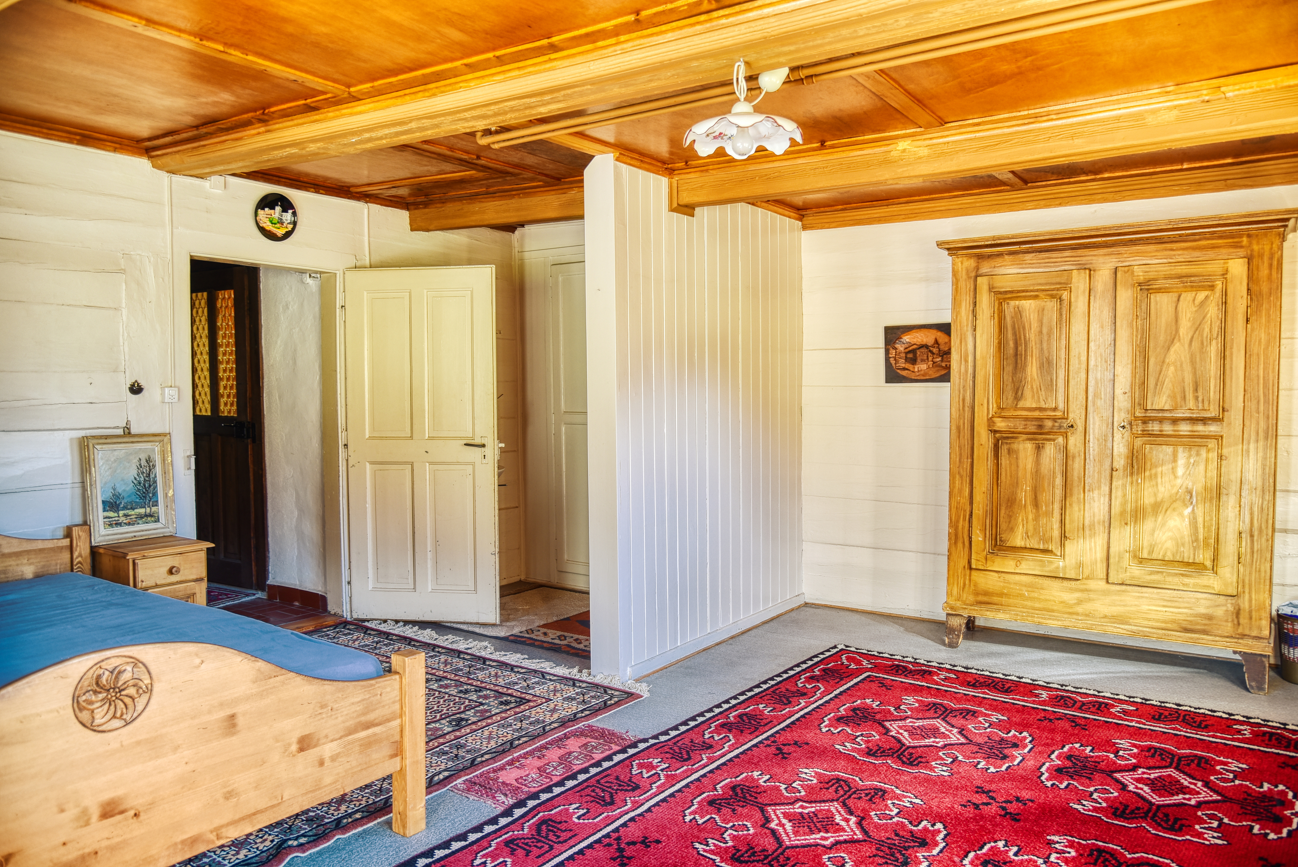 Appartement Vissoie - Chambre parentale