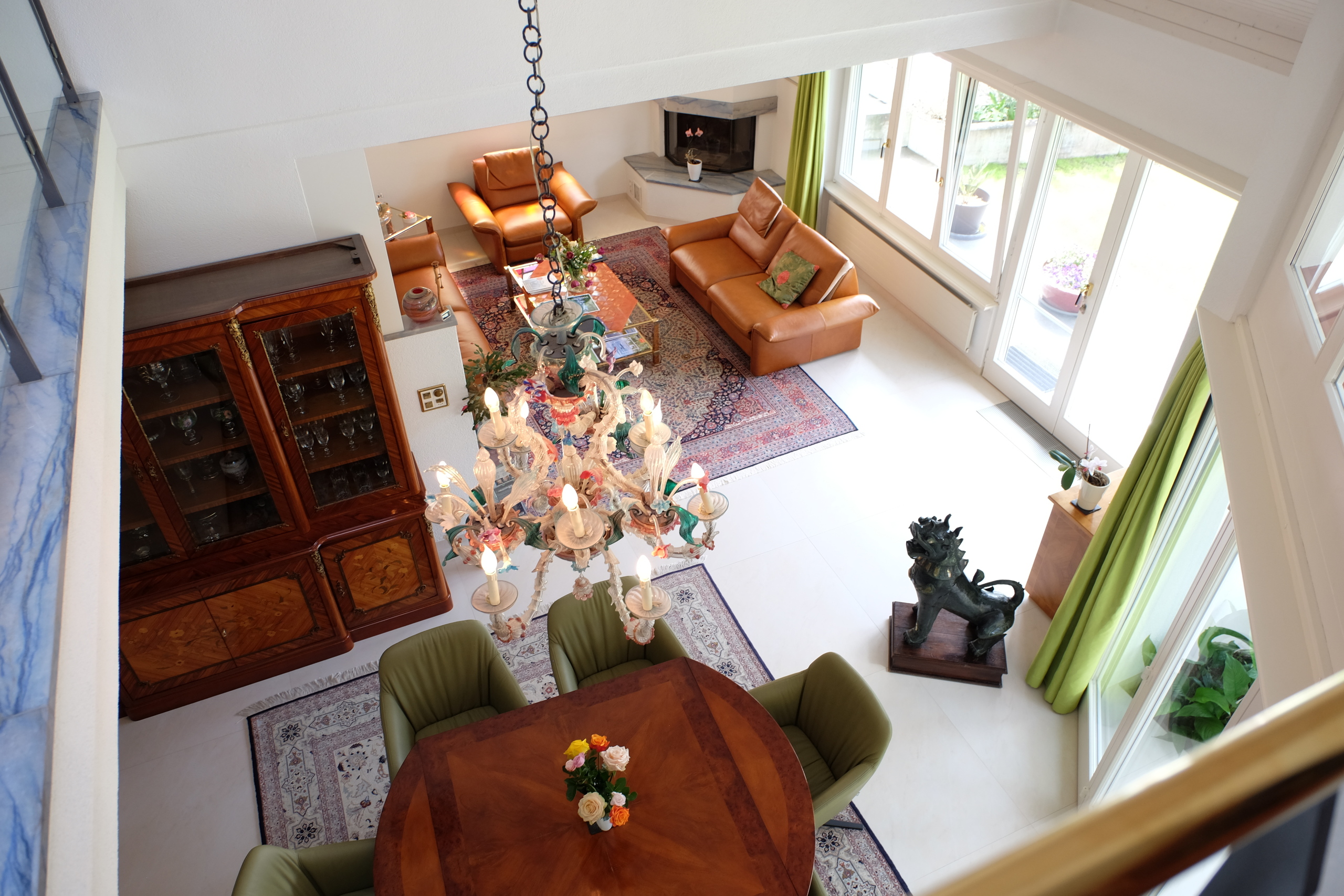 Sicht von der Galerie Sicht von der Galerie