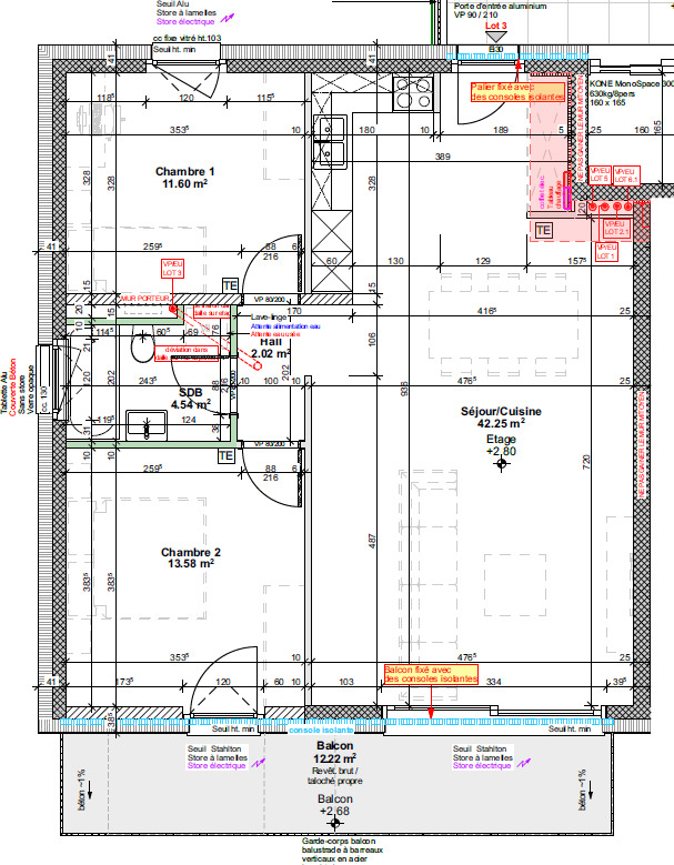 Immosol | Daillens | Plan Technique