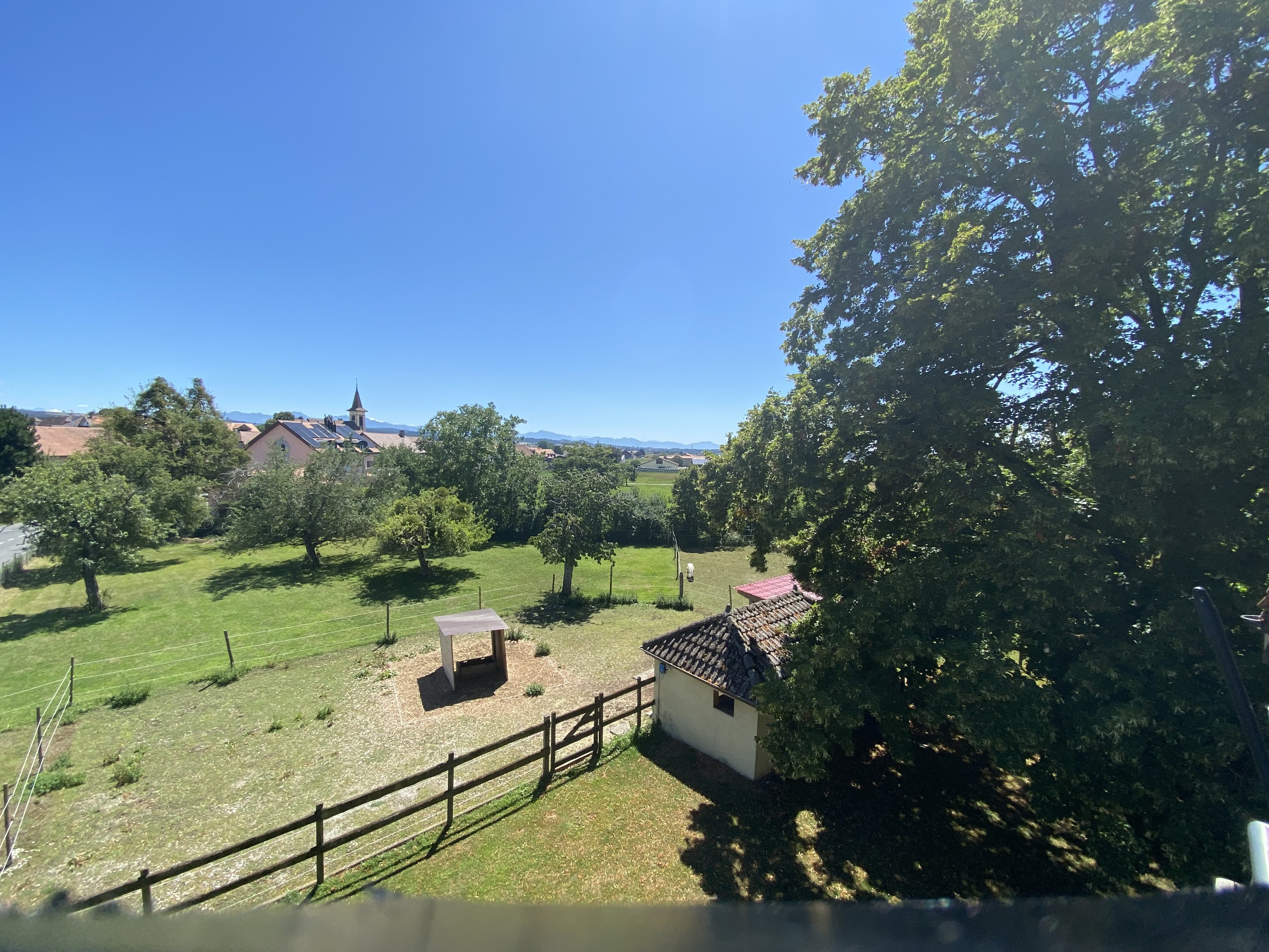 Vue balcon appartement 3.5 pièces