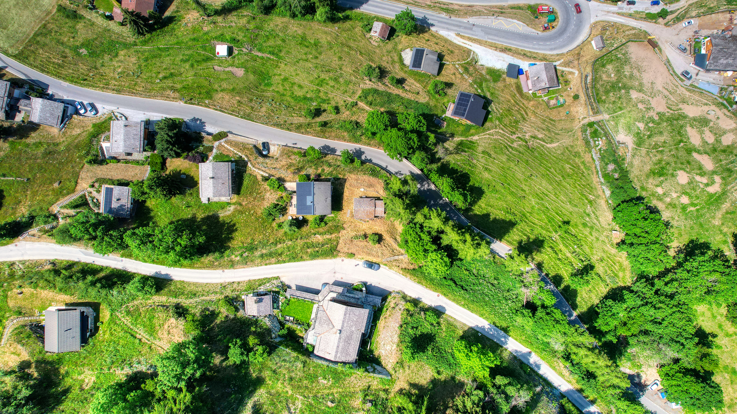 Chalet Ayer - Vue drone Chalet Ayer - Vue drone