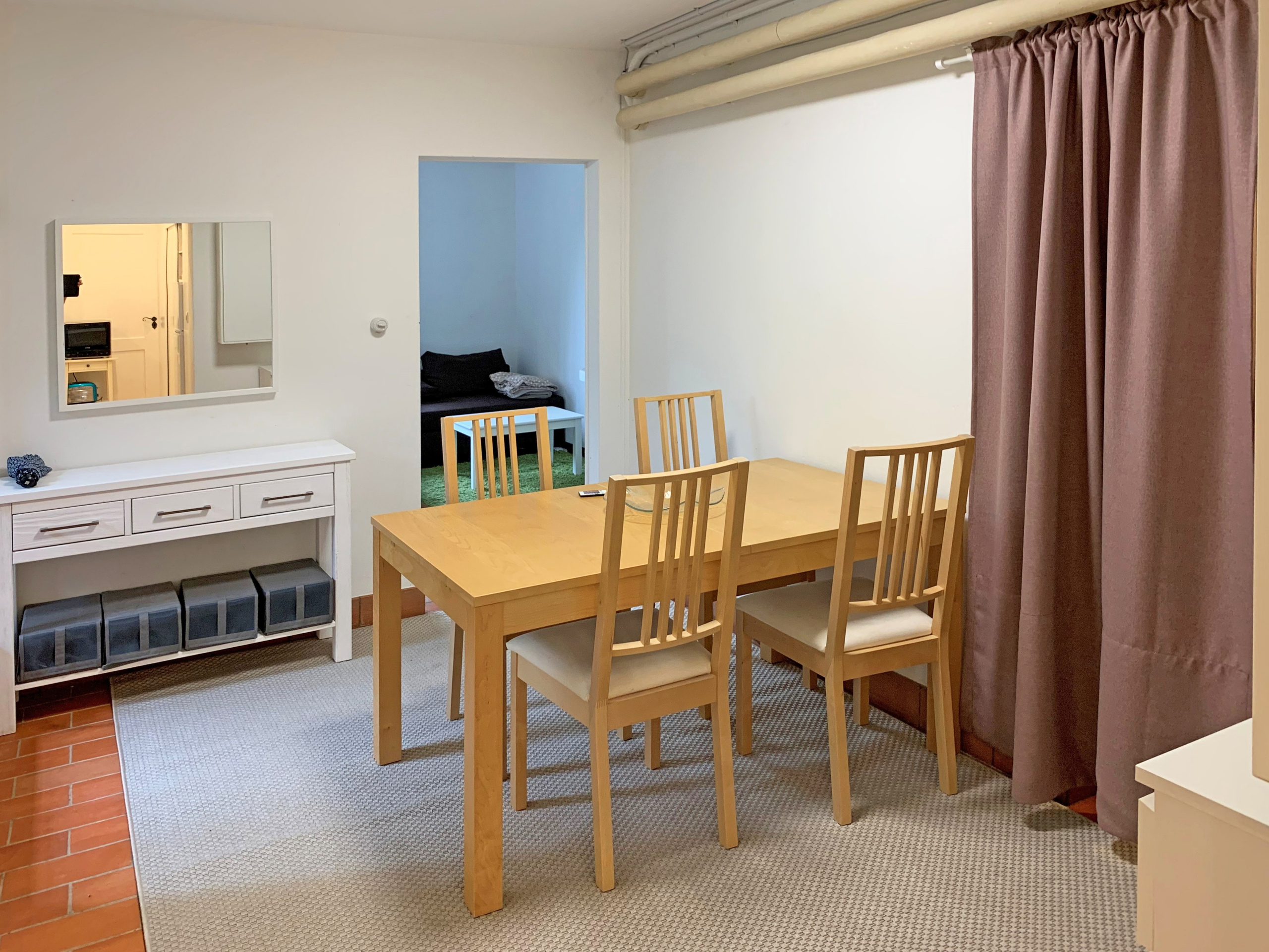 Essbereich in der Einliegerwohnung Essbereich in der Einliegerwohnung