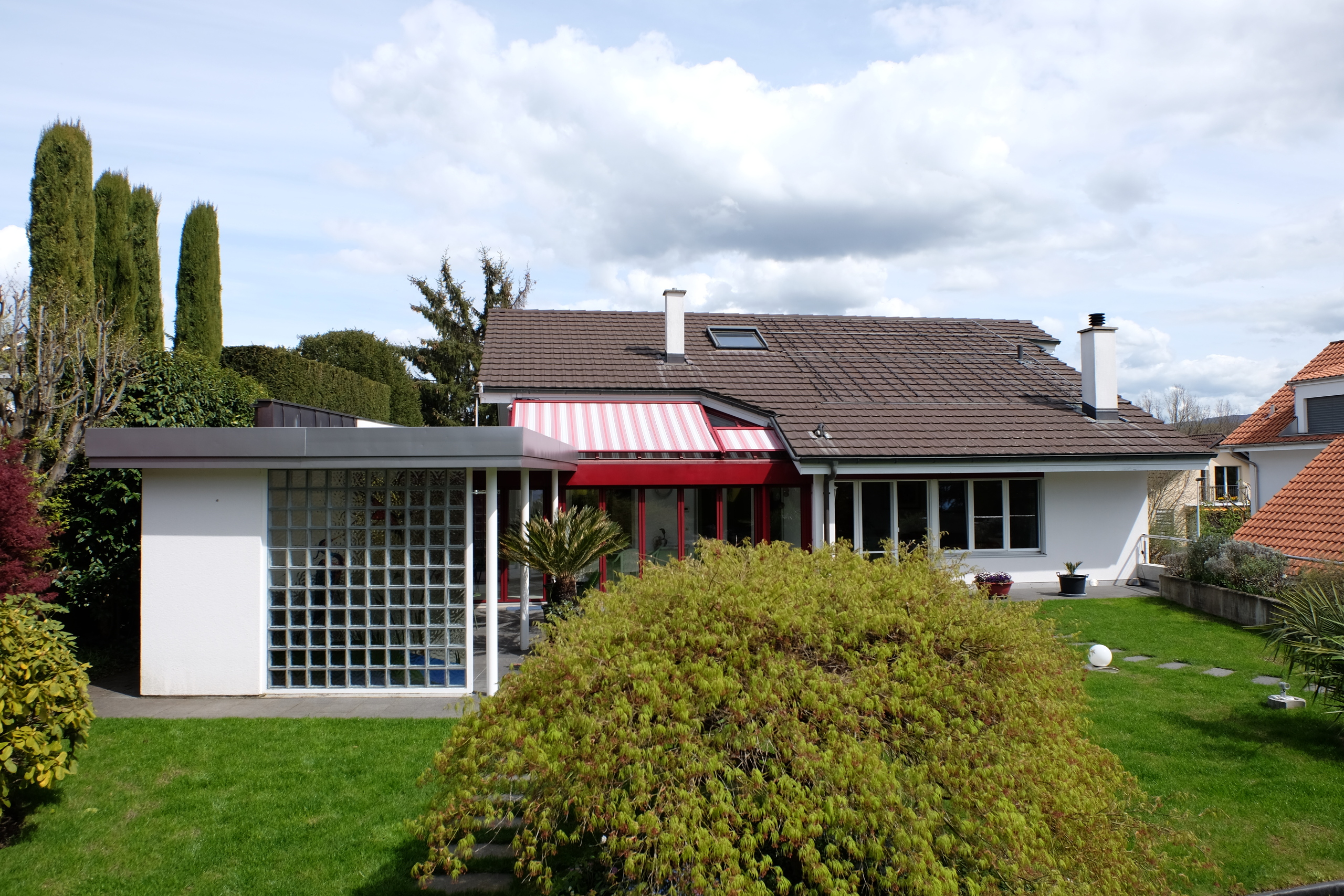 Ansicht vom Sitzplatz Ansicht vom Sitzplatz