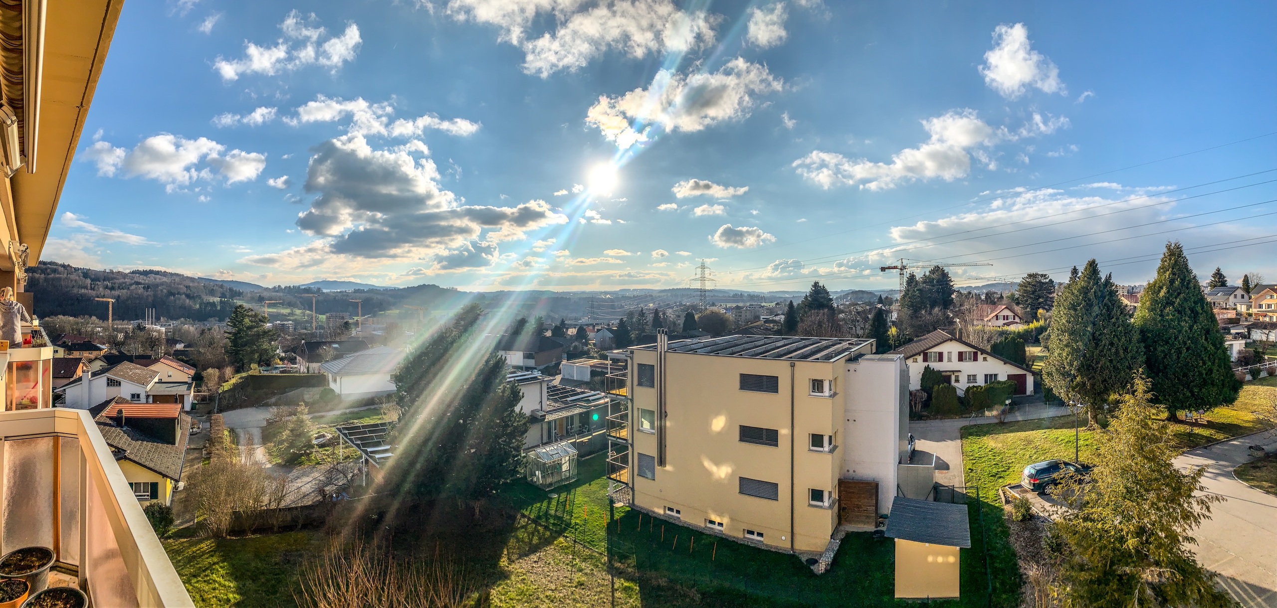 Vue fin de journée