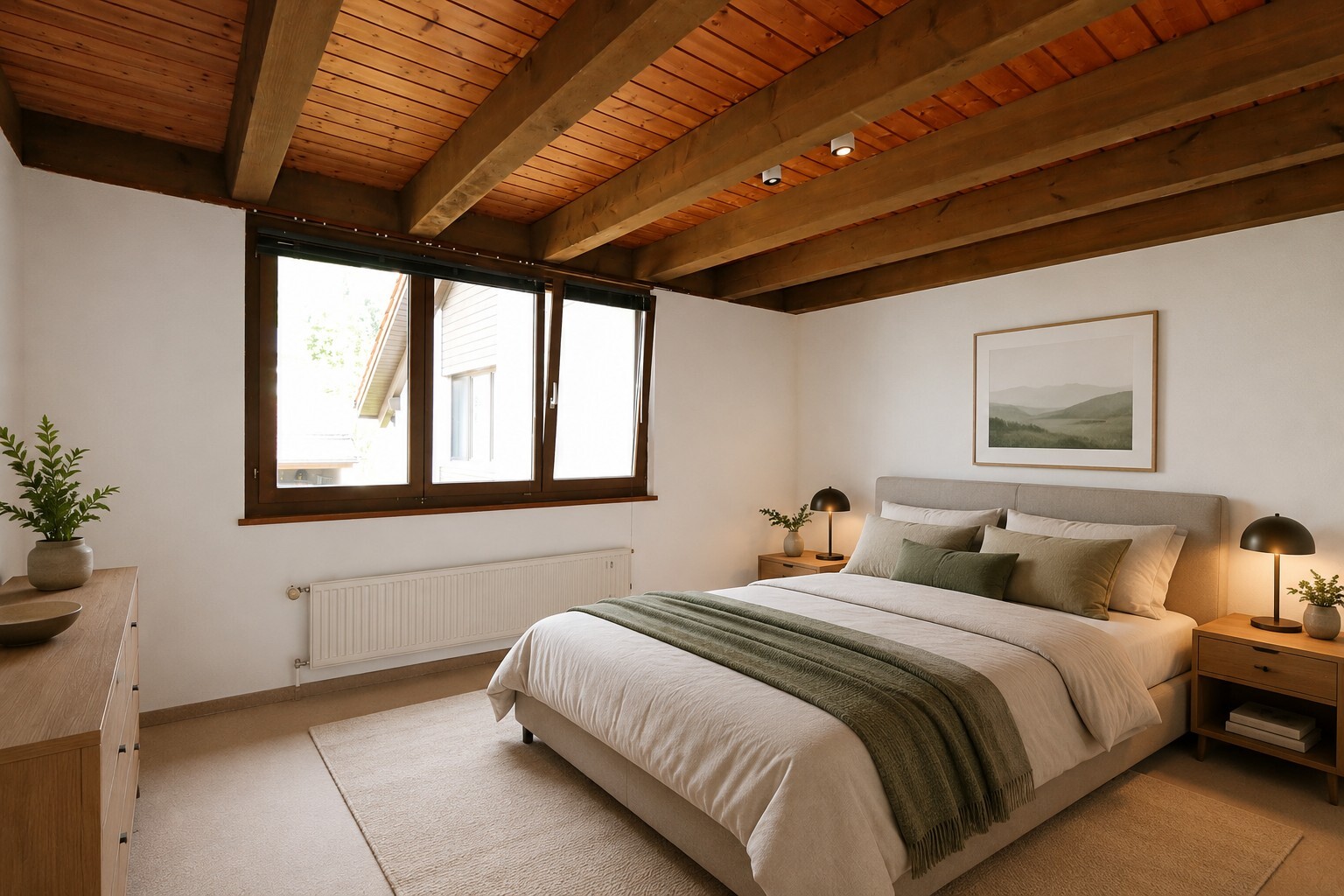 So könnte das Schlafzimmer aussehen. So könnte das Schlafzimmer aussehen.