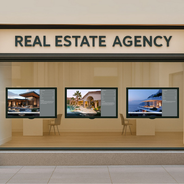 Showcase your listings with Immomig®'s TV Slideshow module.