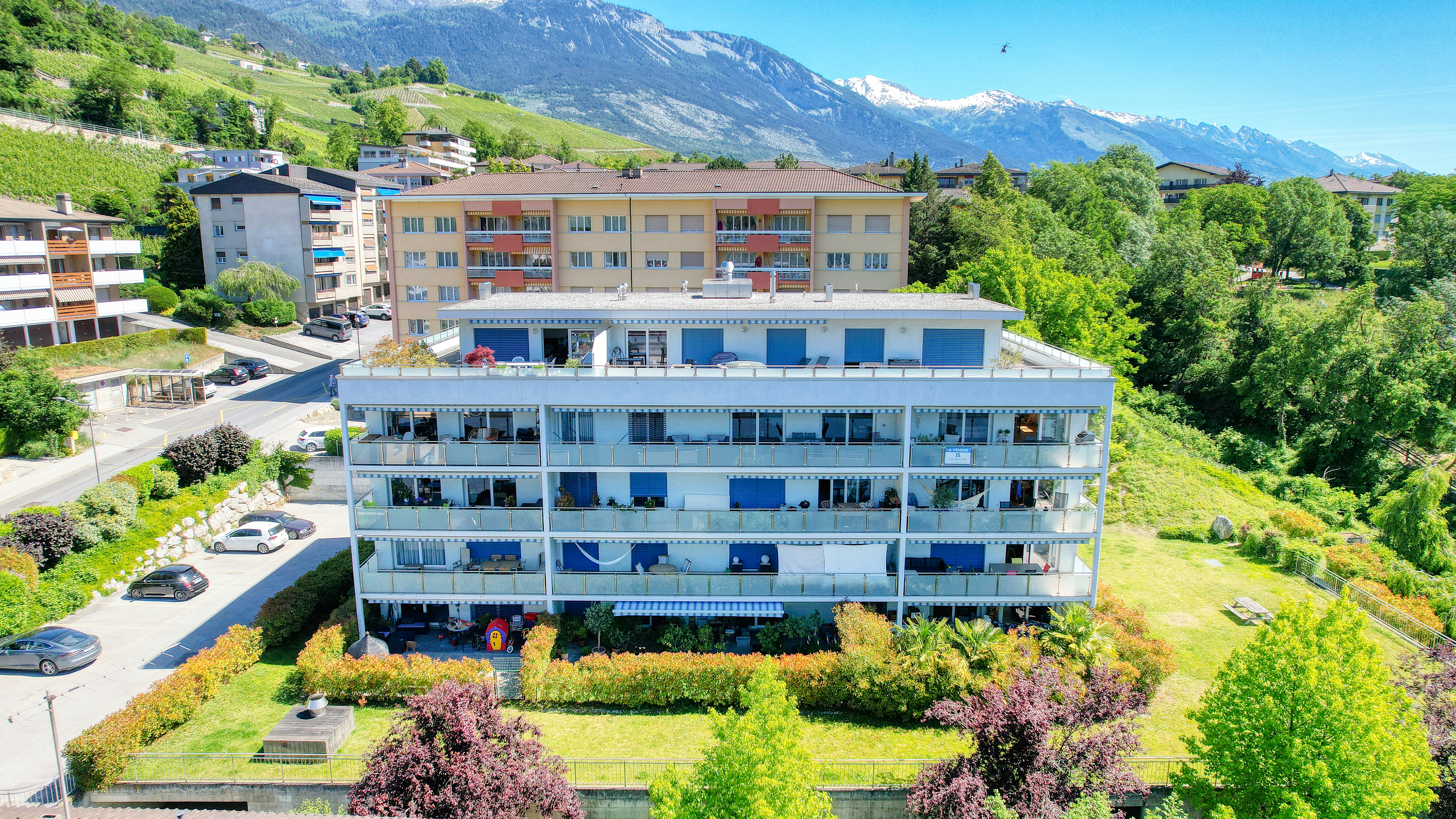 Appartement Sierre - Vue extérieure Appartement Sierre - Vue extérieure