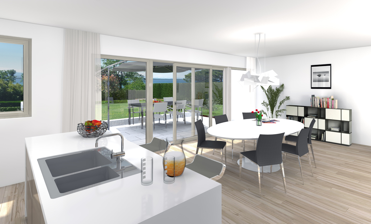 Vue salle à manger-terrasse 2