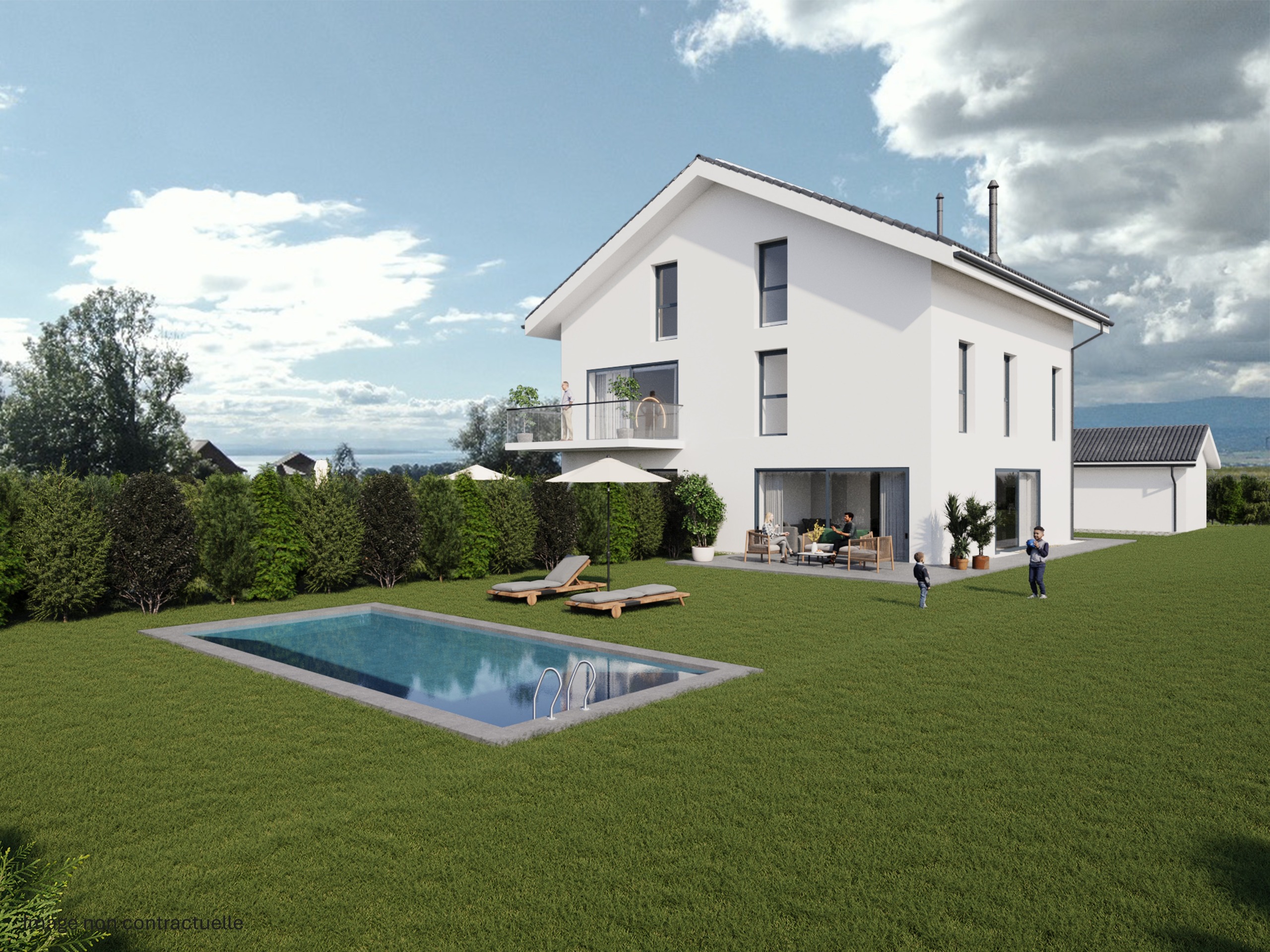 Immosol | Le Mont | Perspective Jardin