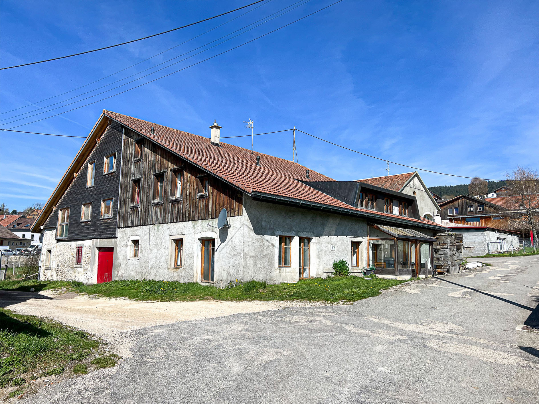 Vue de la maison mitoyenne