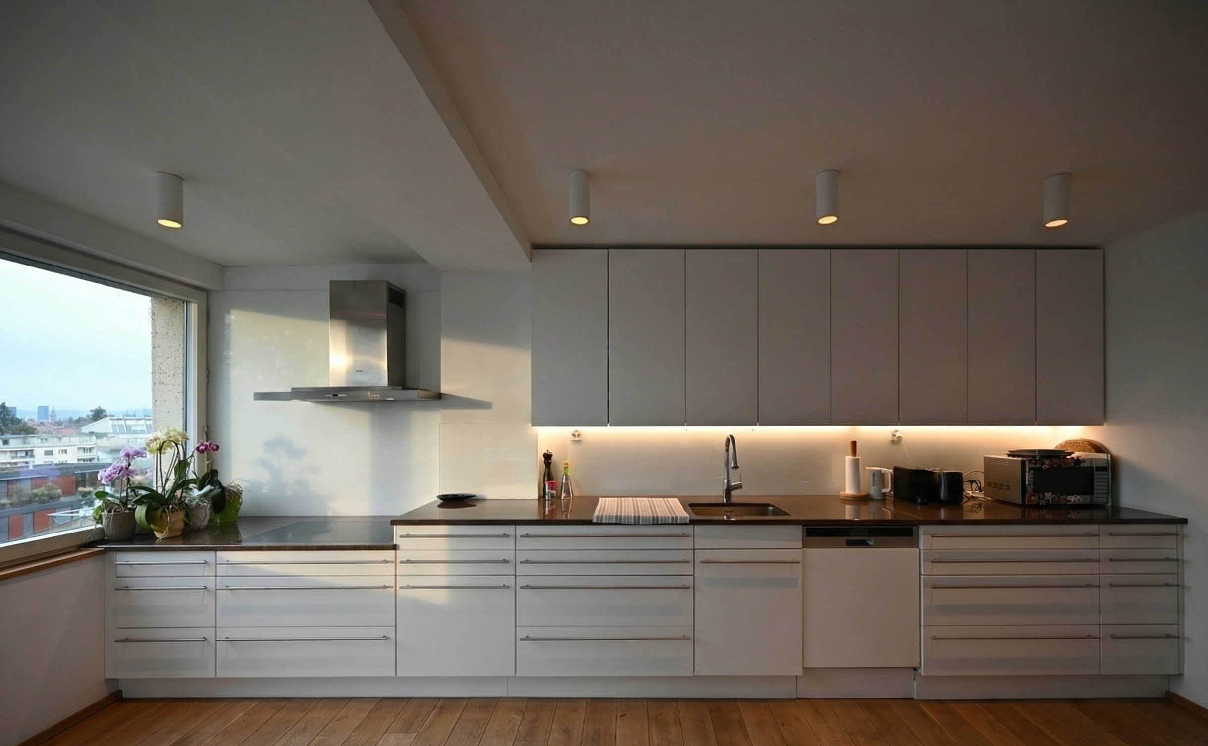 ERDGESCHOSS | KÜCHE MIT PANORAMABLICK