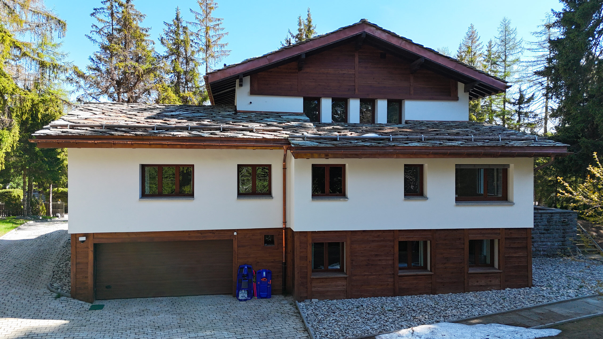 View of the chalet (north)