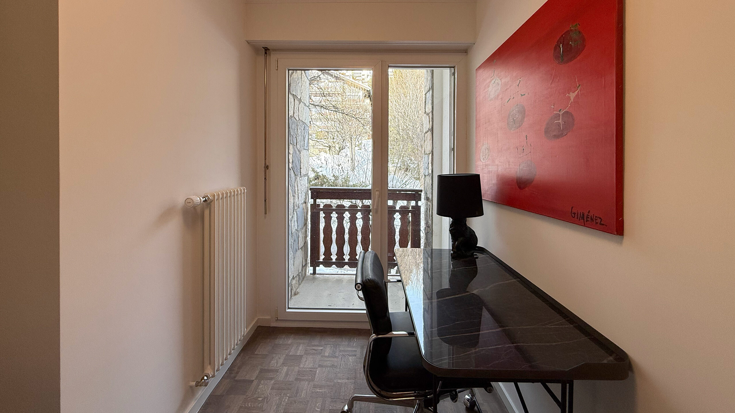 Spazio ufficio nella camera da letto secondaria