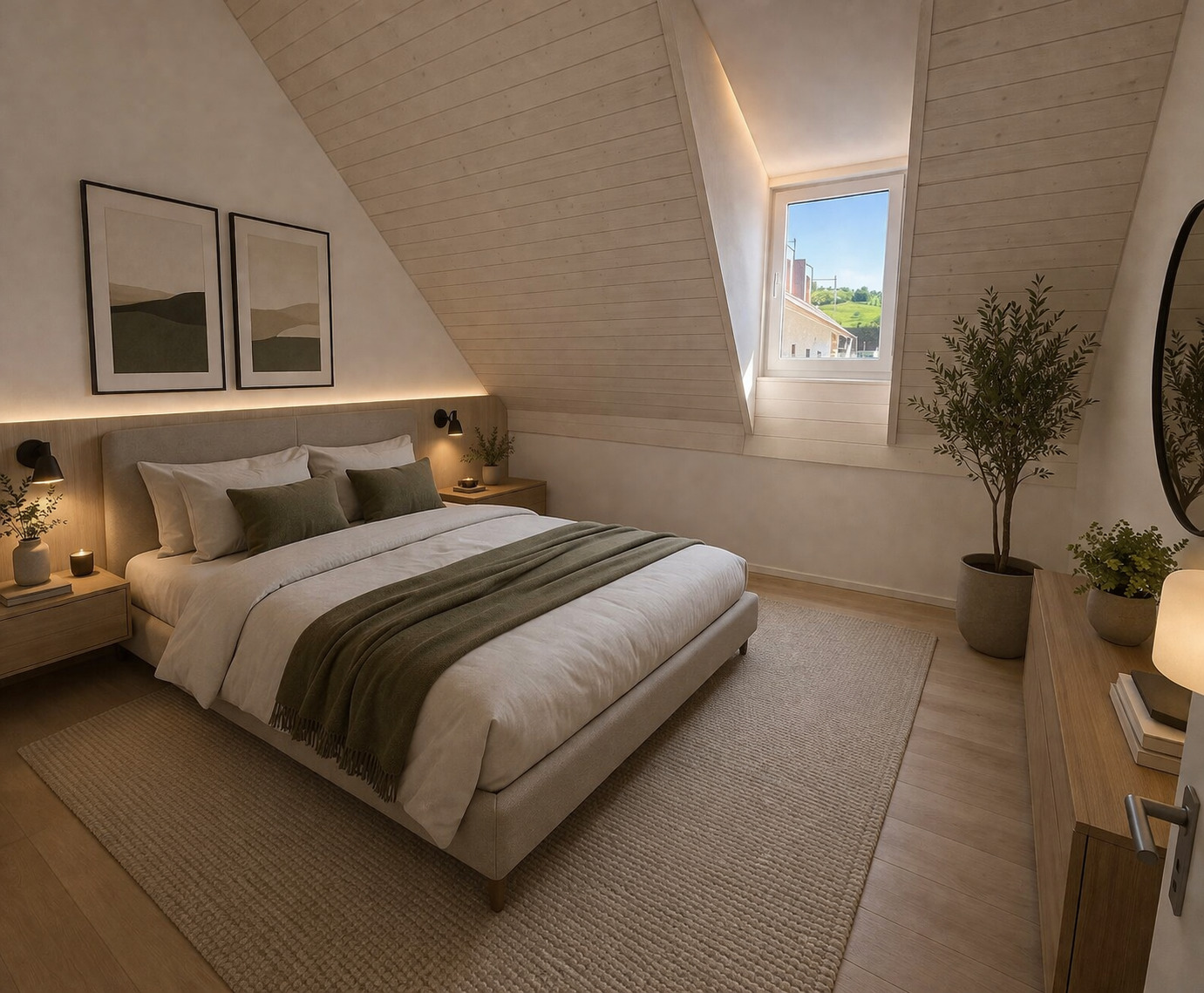 Schlafzimmer Visualisierung
