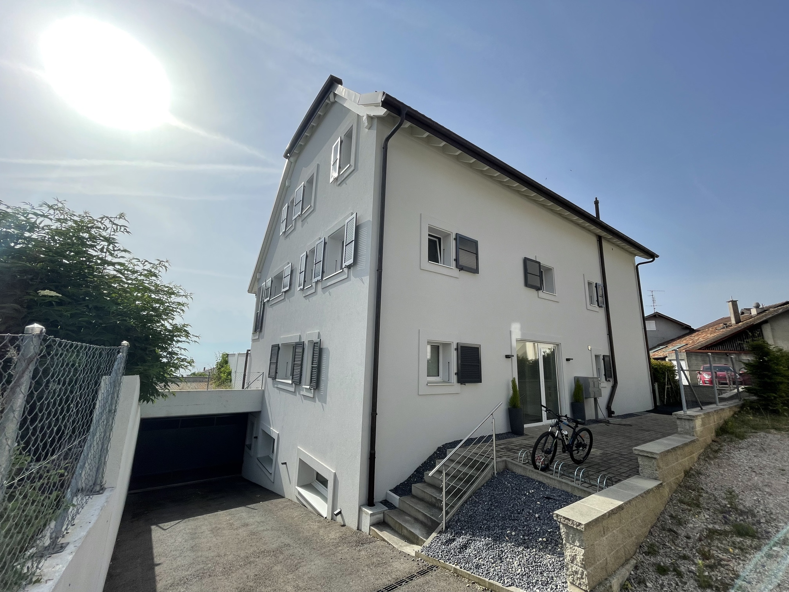 Entrée du parking souterrain Entrée du parking souterrain