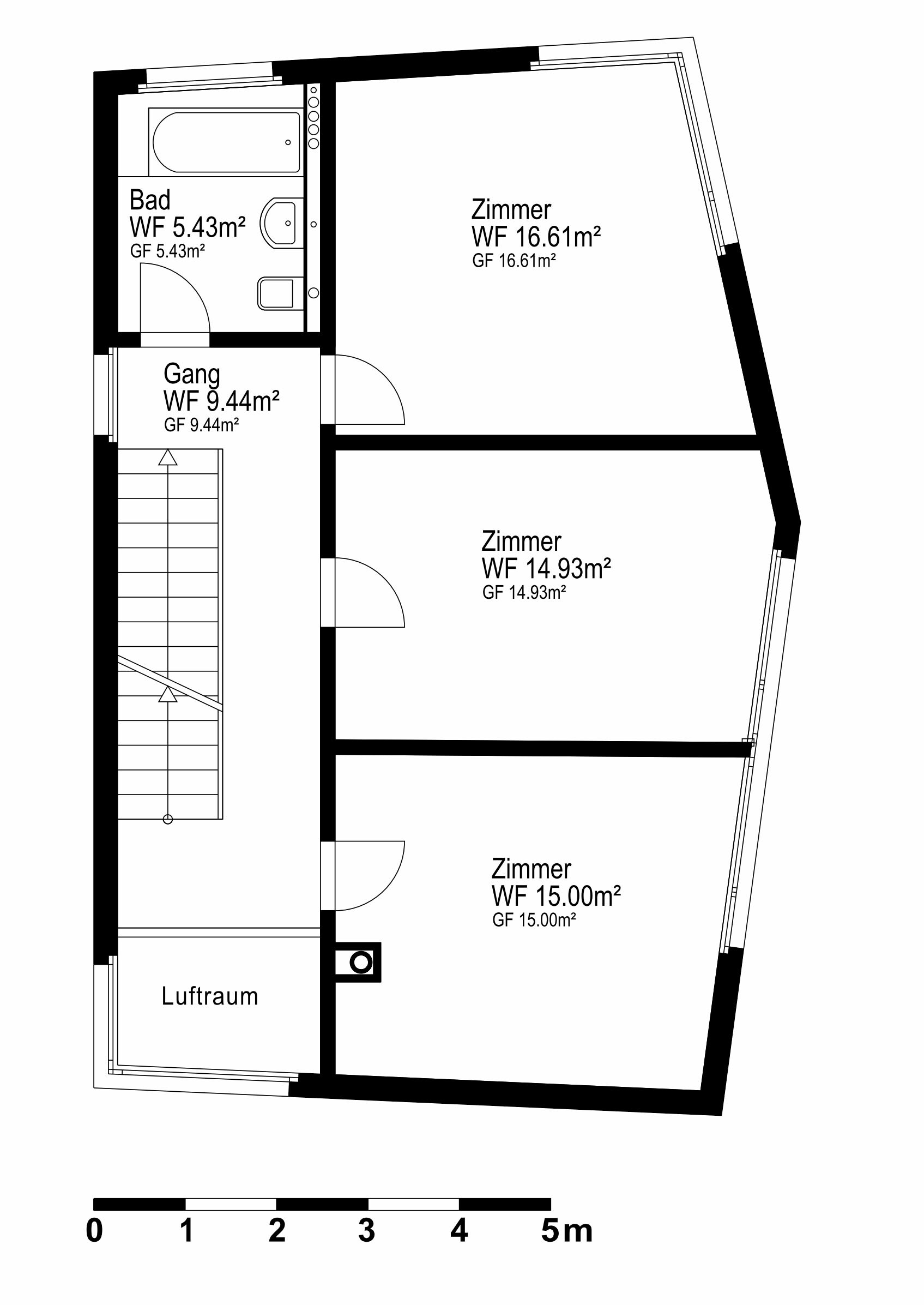 Grundriss Obergeschoss