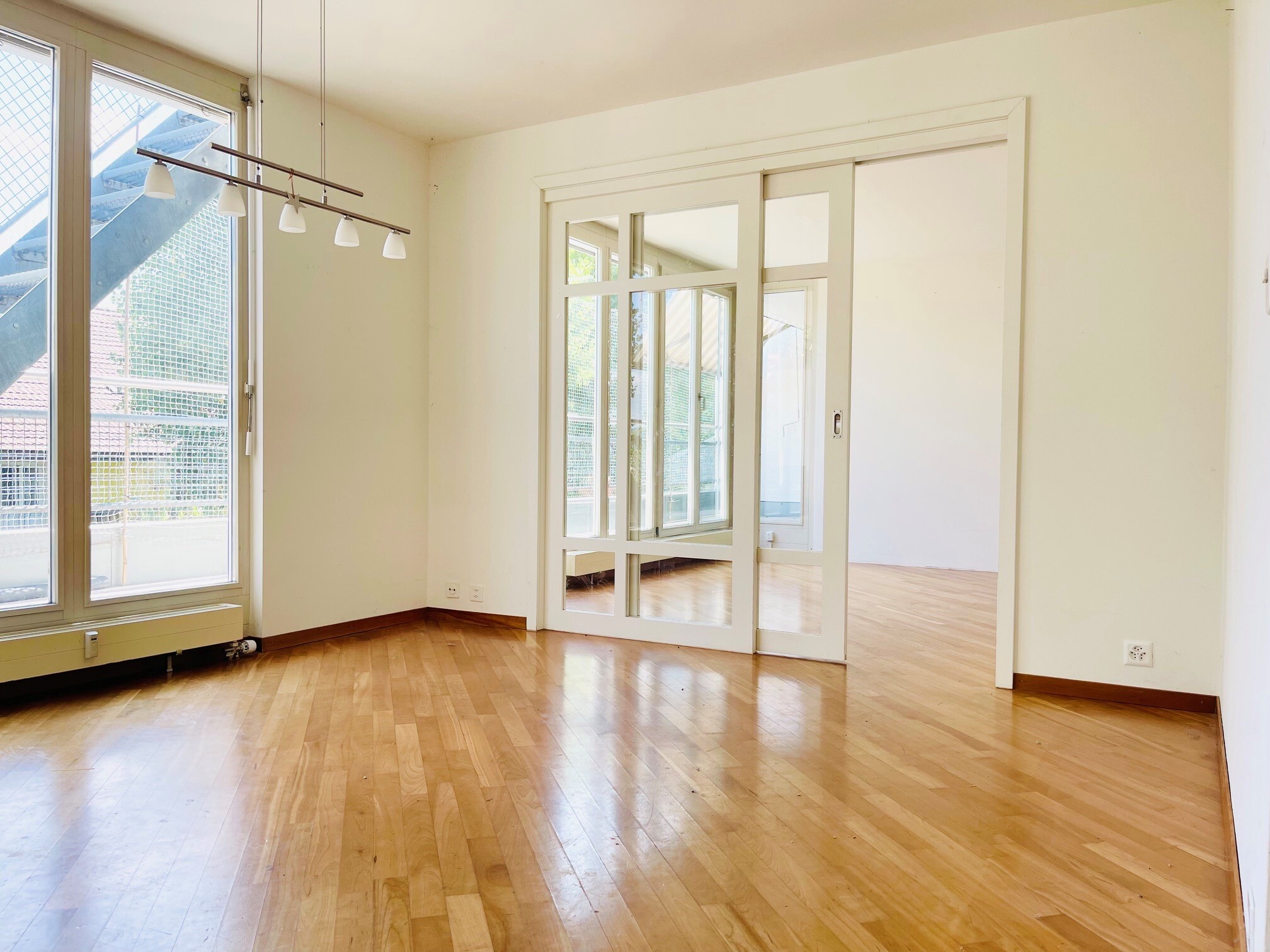 Wohn- und Esszimmer über beide Wohnungen Wohn- und Esszimmer über beide Wohnungen