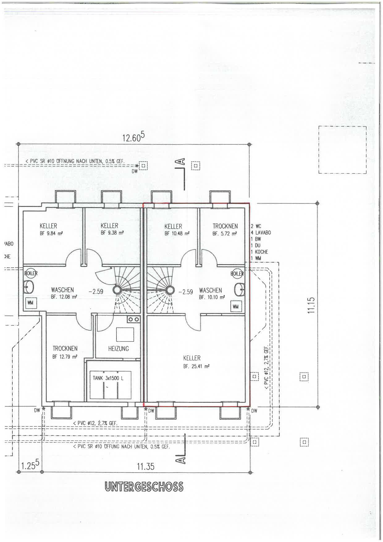 Untergeschoss Untergeschoss