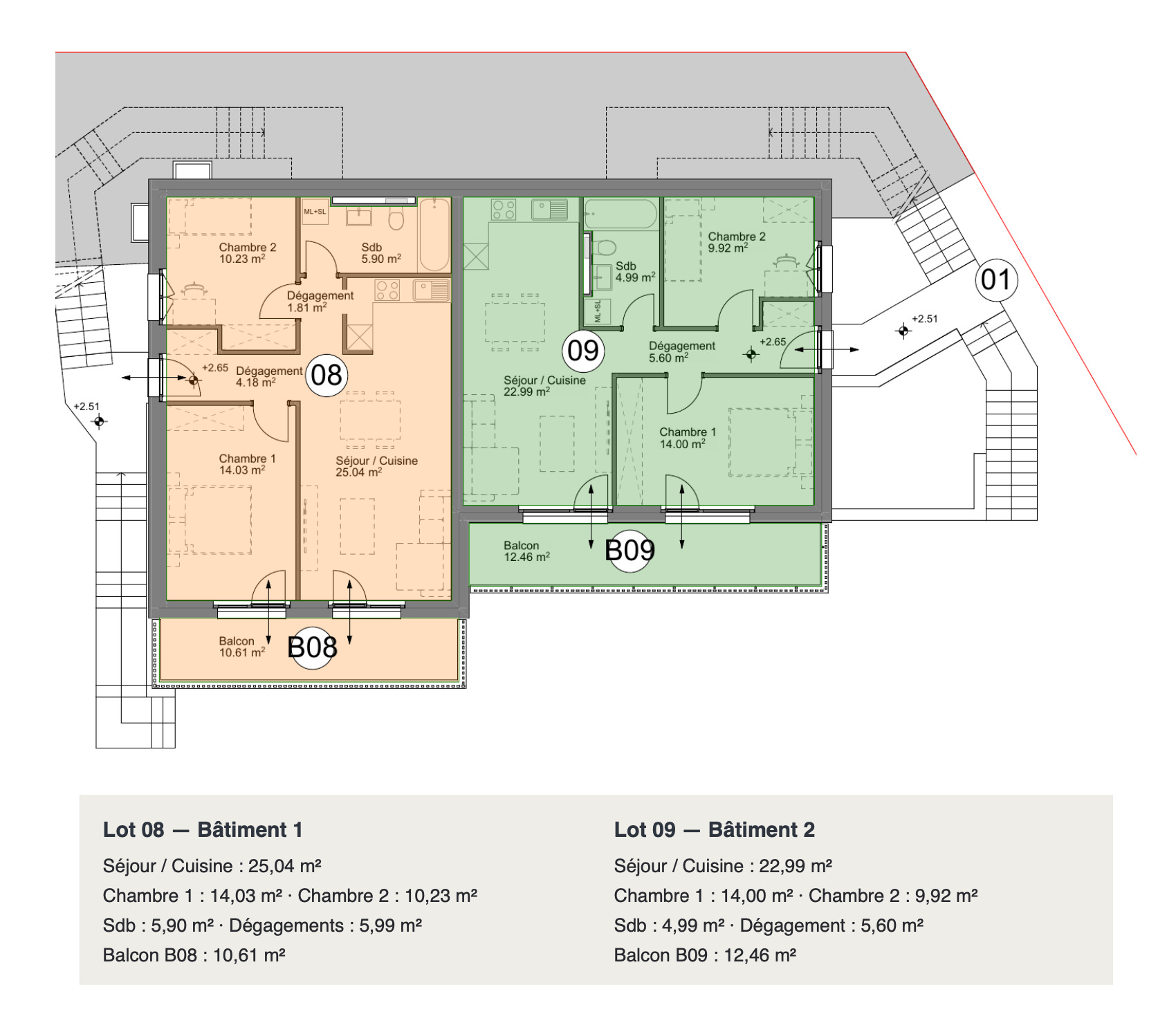 plan étage 1