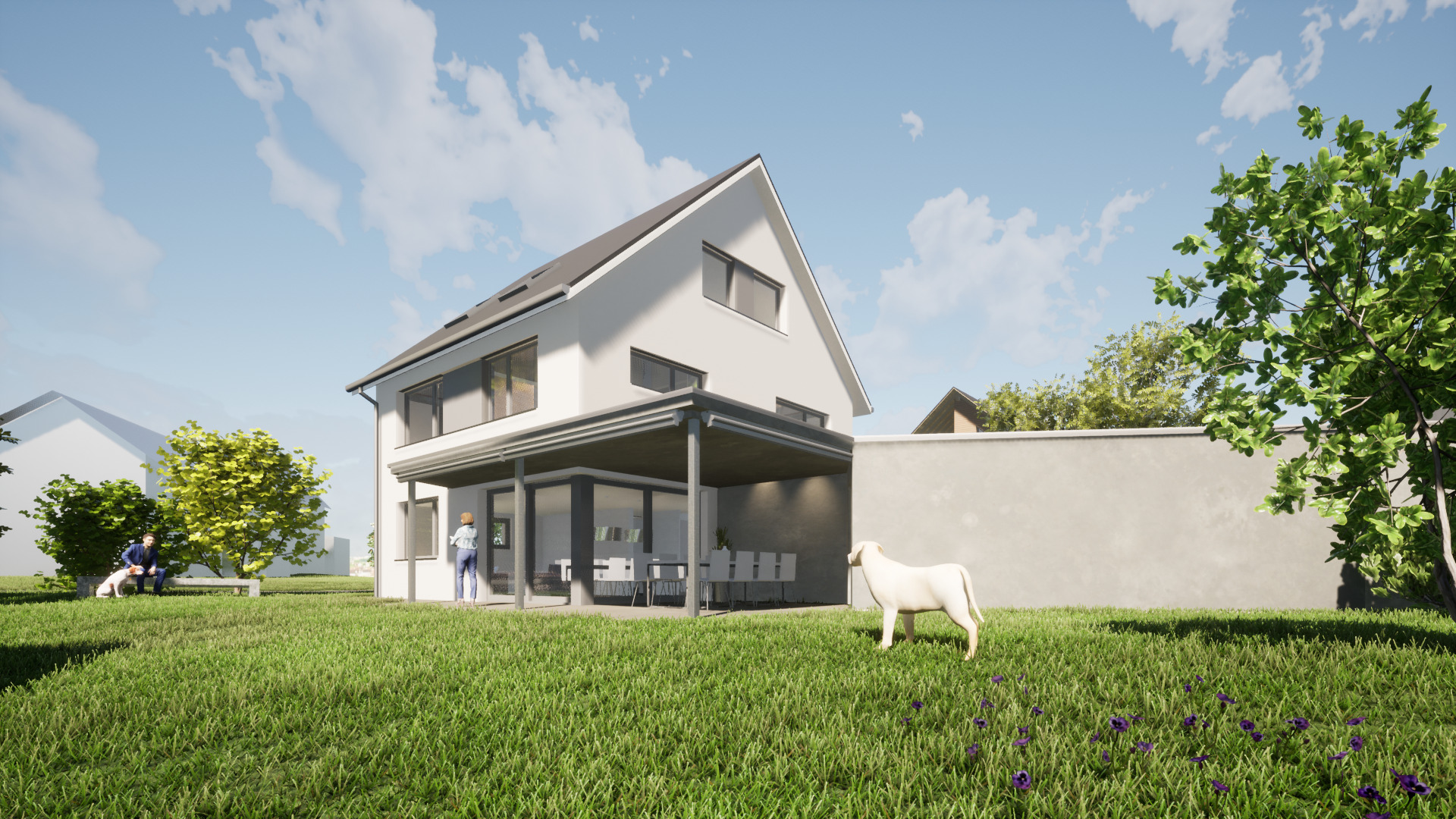 EFH 1 Ansicht aus Süden