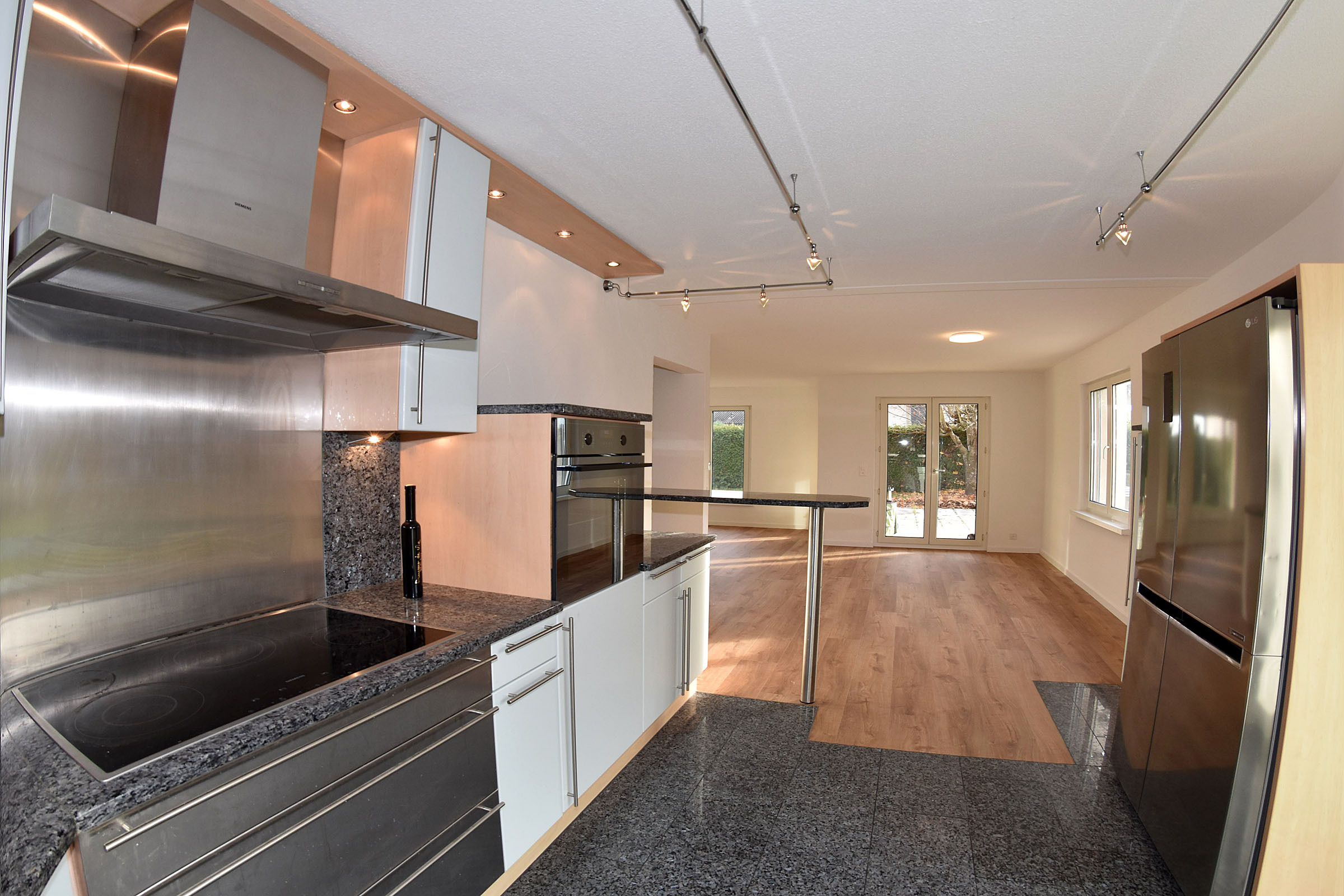 Die moderne, hochwertige Küche