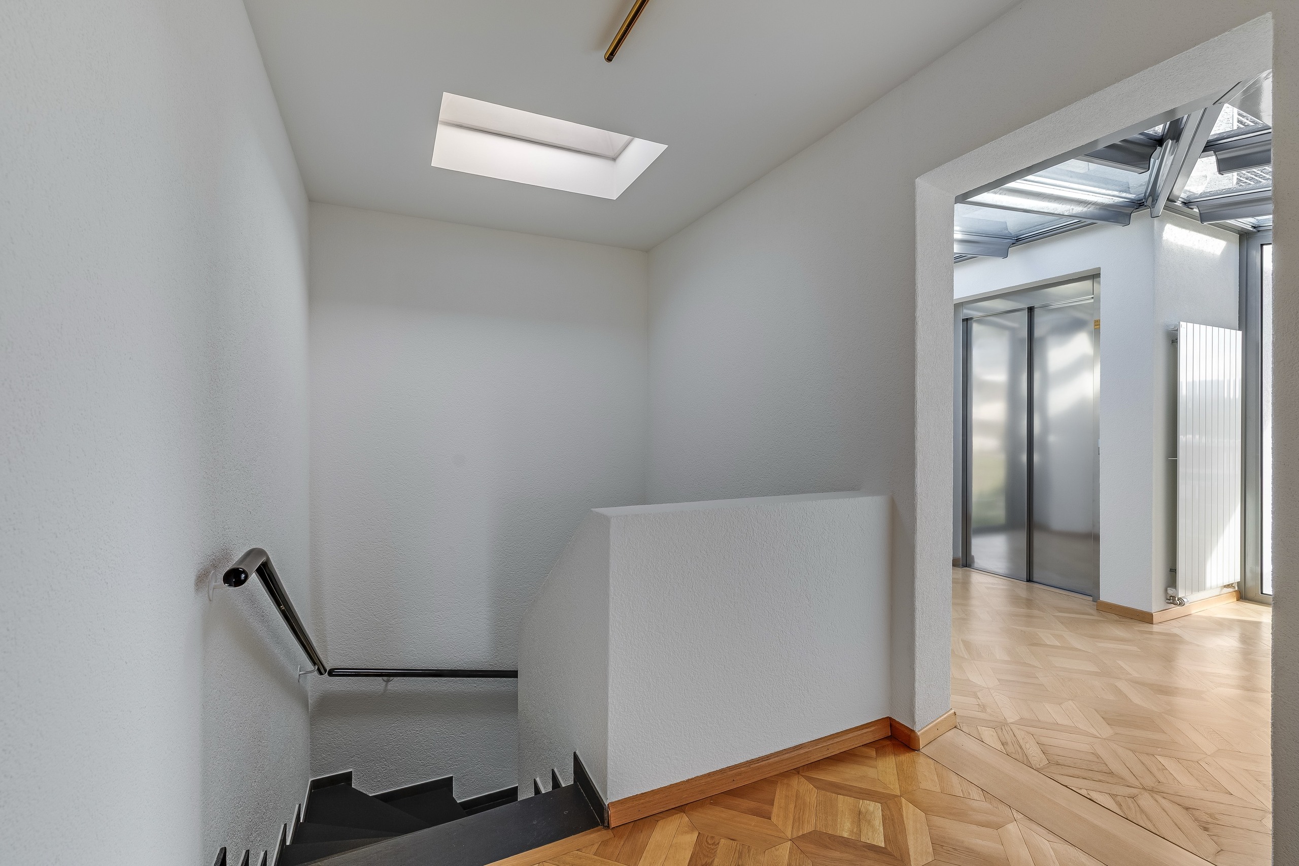 Treppe Lift oberste Etage