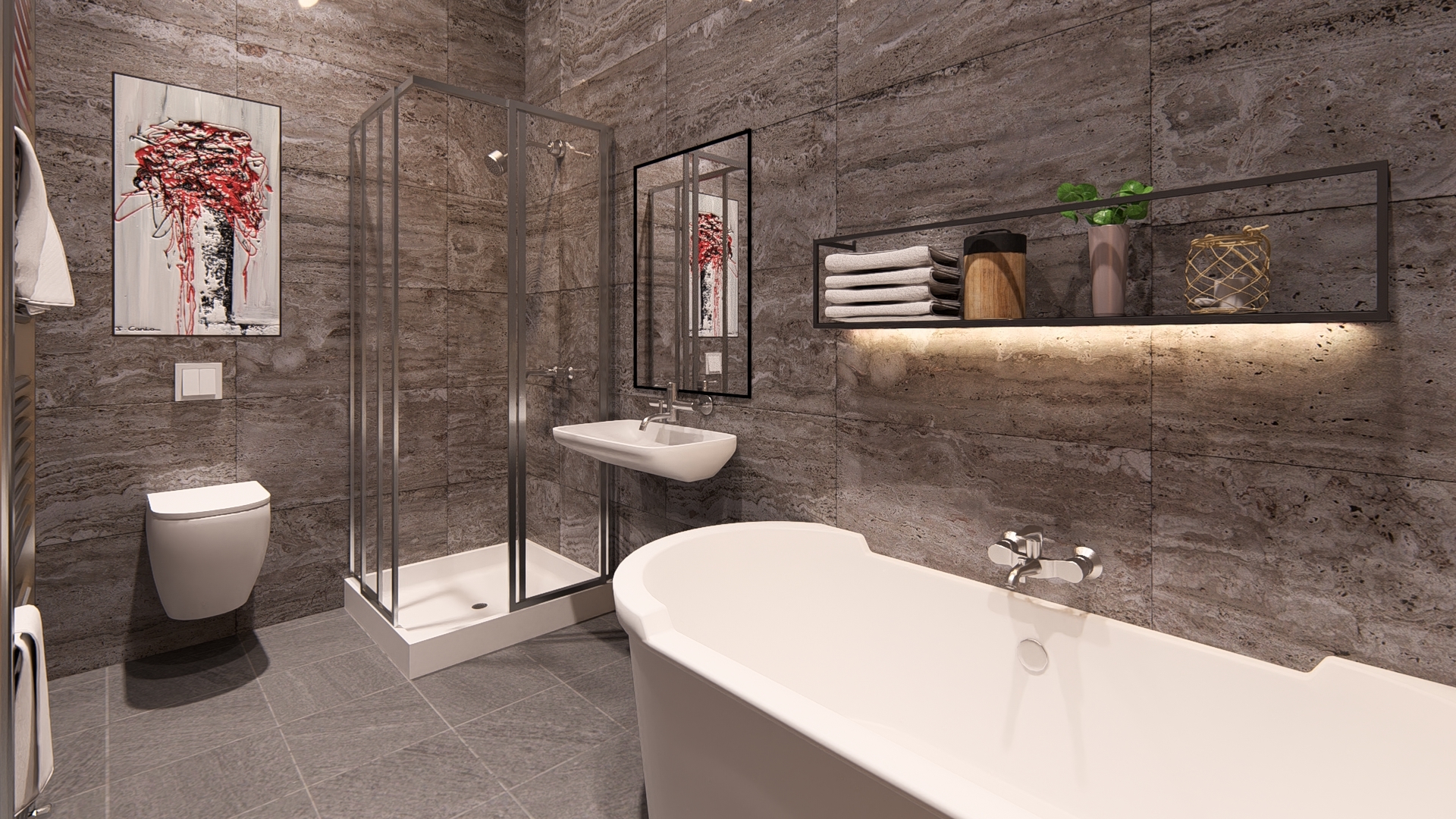 Exemple salle de bain - non contractuel Exemple salle de bain - non contractuel
