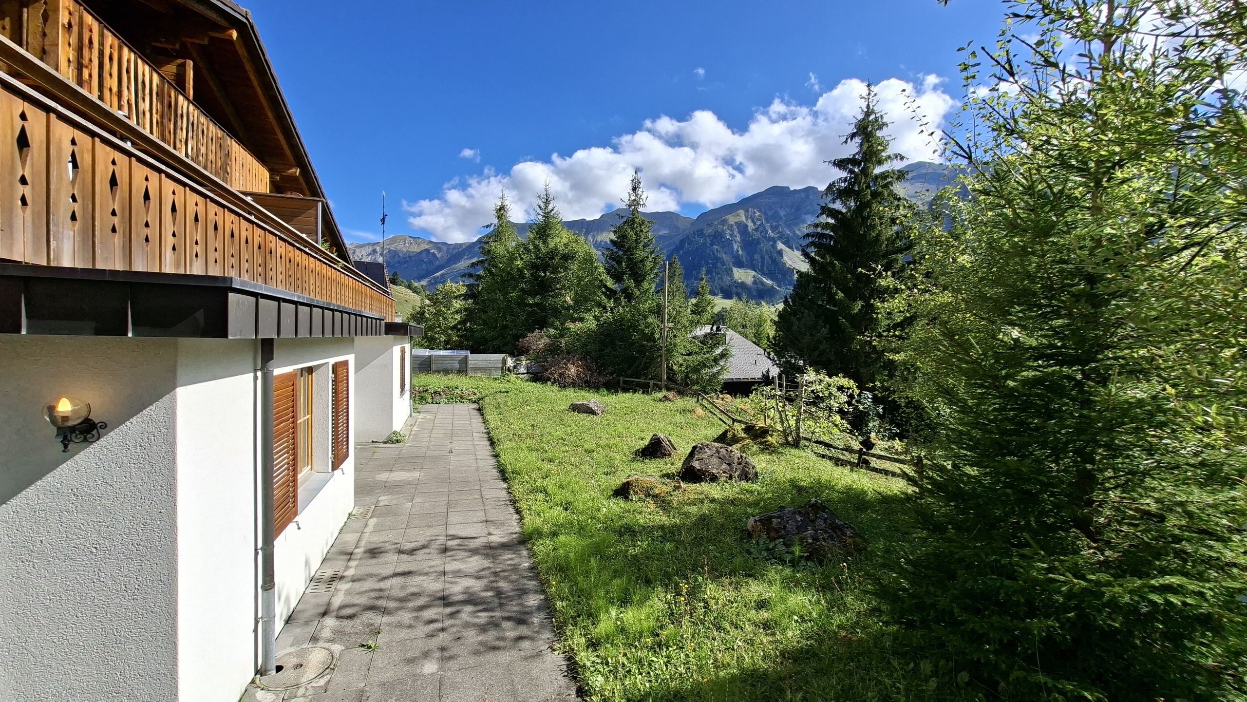 sonniger Sitzplatz