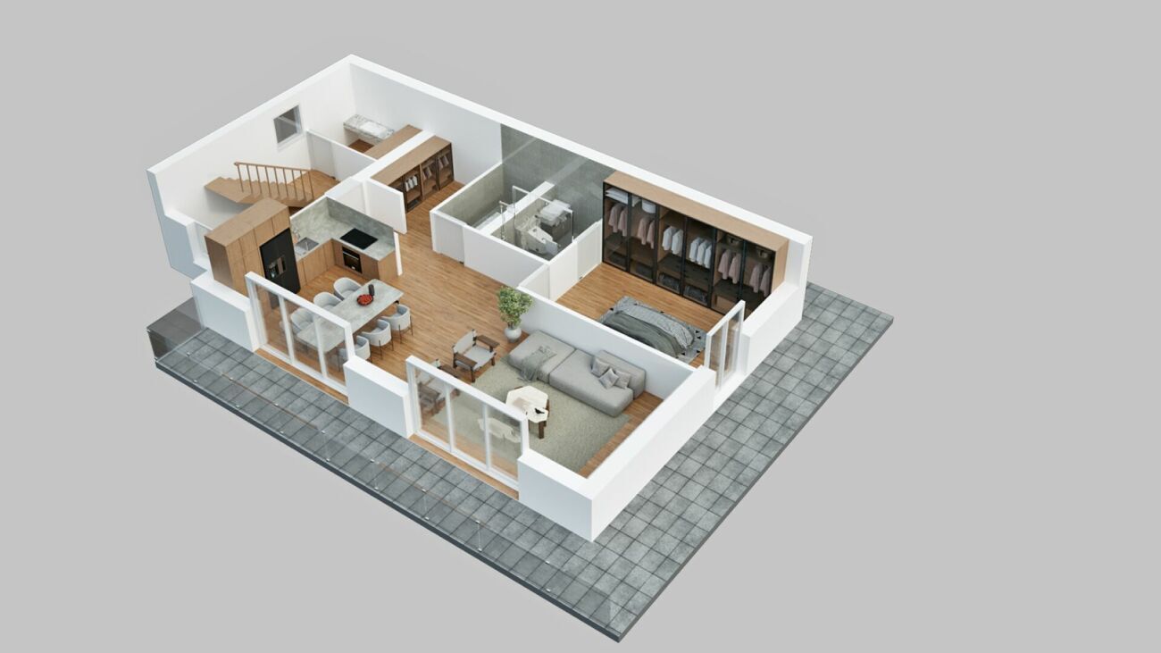 Plan 3D rez Plan 3D rez