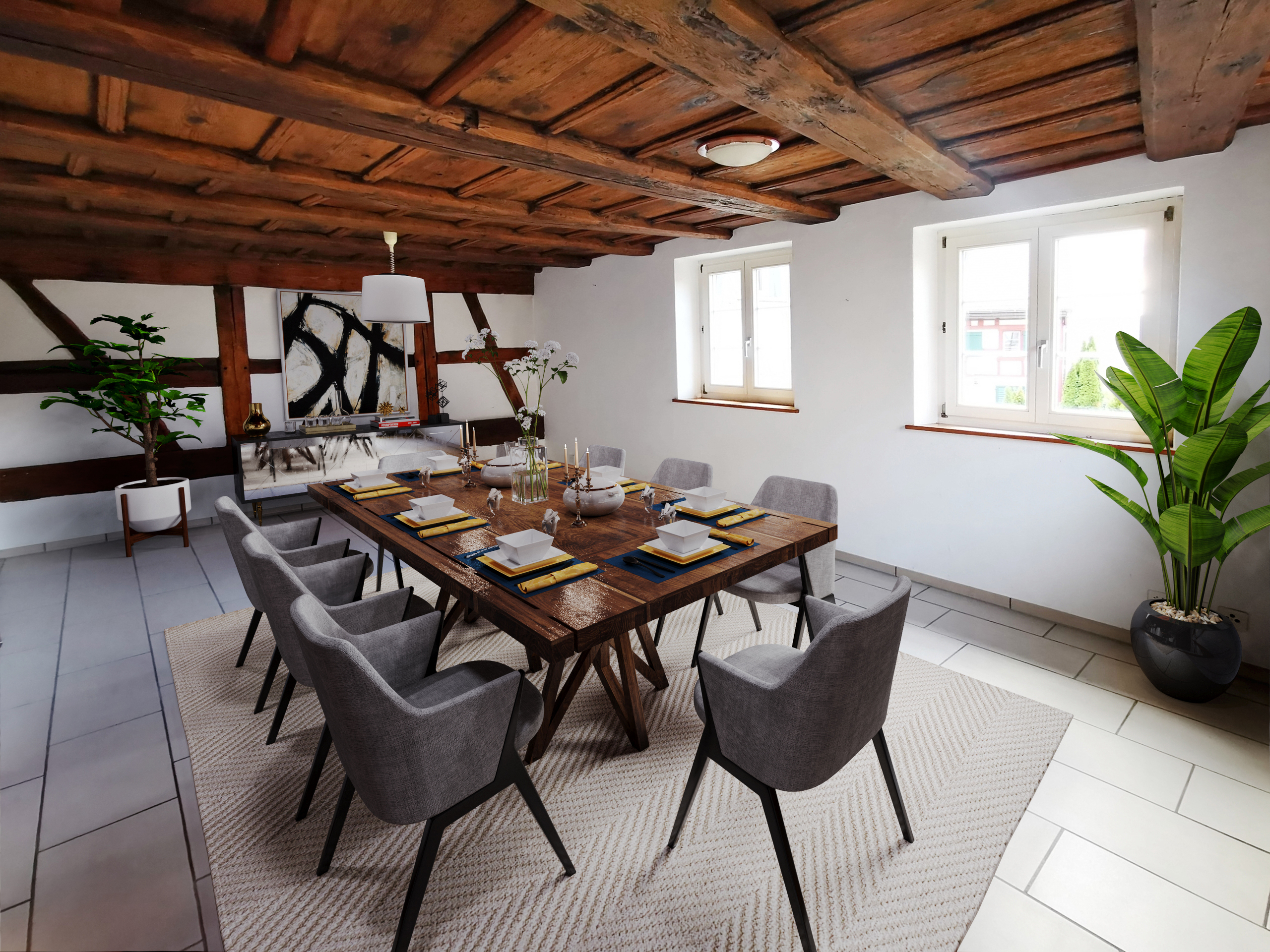 Gestaltungs- und Möblierungsidee Gestaltungs- und Möblierungsidee