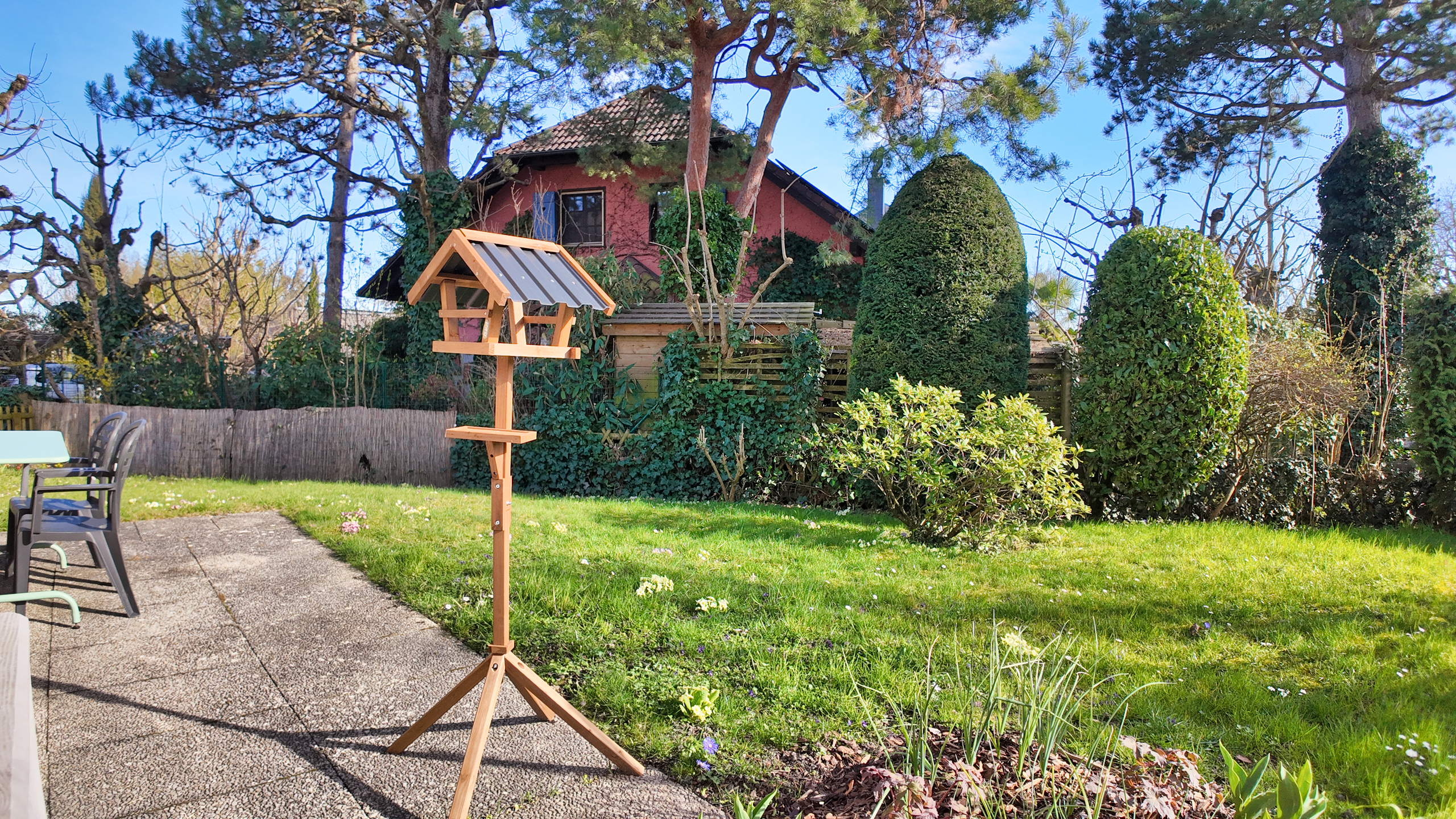 Terrasse couverte / jardin