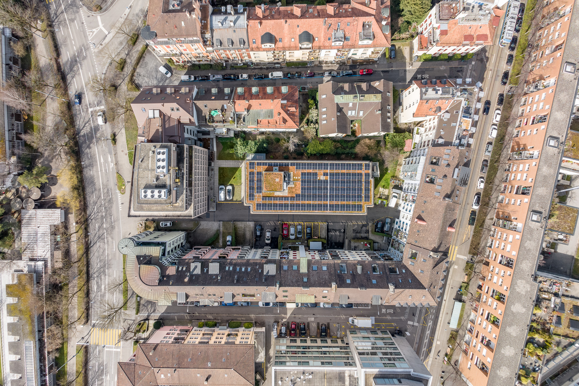 Vogelperspektive von oben Vogelperspektive von oben