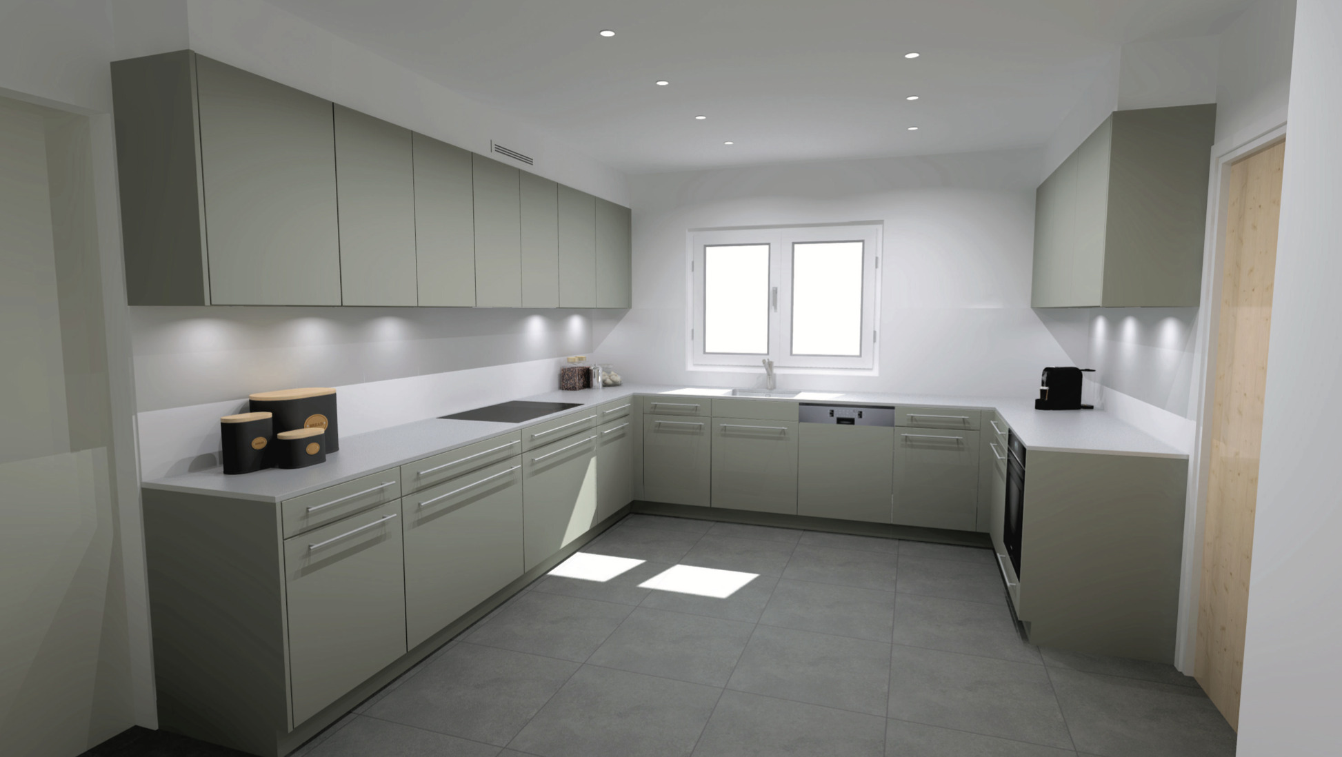 Nouvelle cuisine - Perspective 3D
